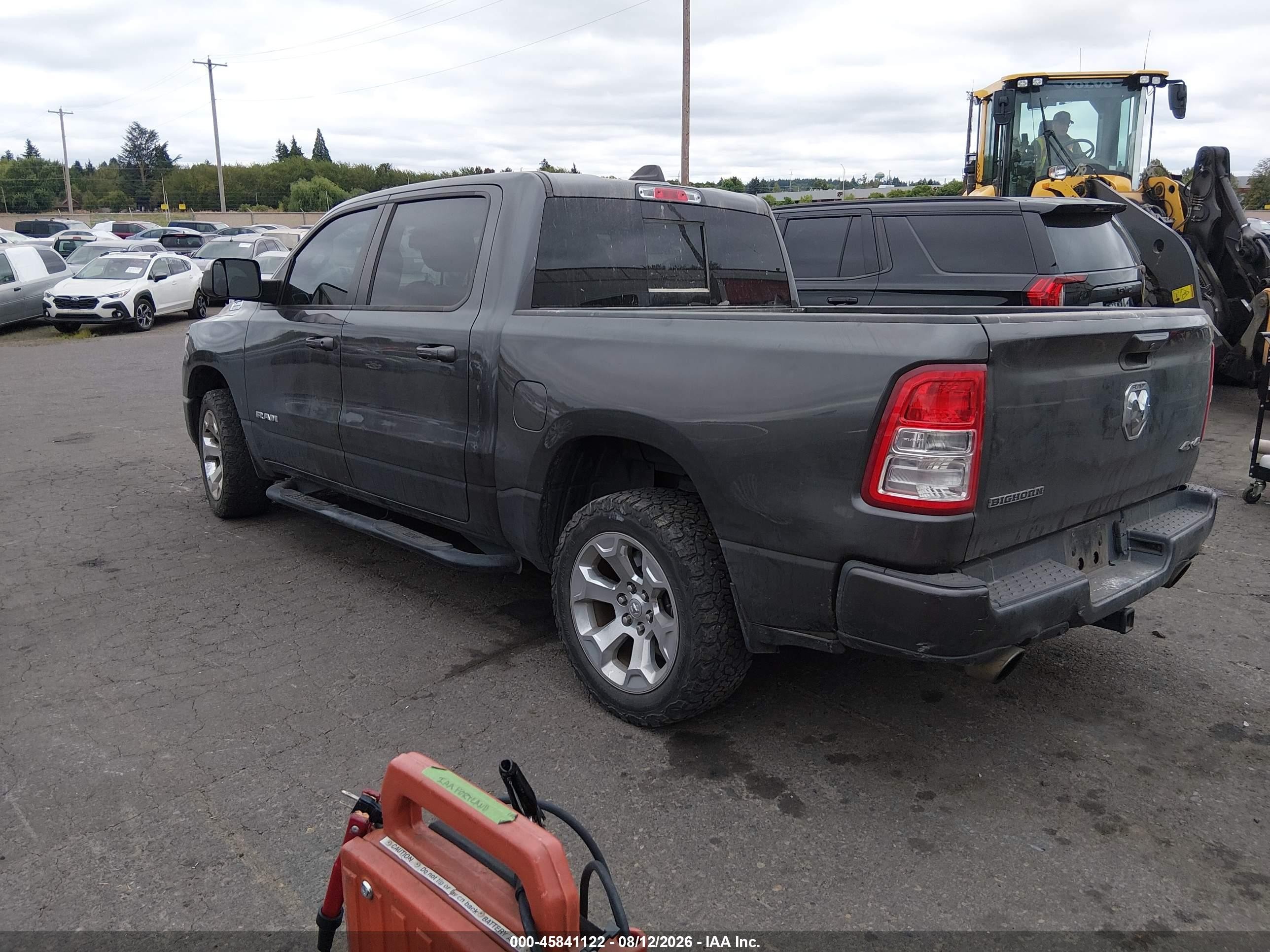 2019 Ram 1500 VIN 1C6SRFFTXKN637915 IAAI salvage auction — Front End, Salvage (Oregon), sold $7,200 on 2026-09-24 (photo 3)