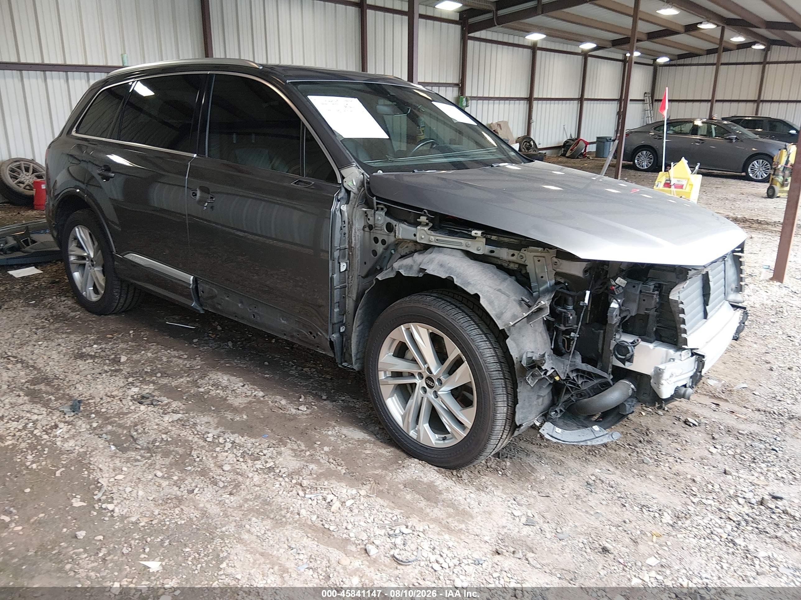 2021 Audi Q7 VIN WA1AJAF71MD029608 — IAAI salvage auction photo