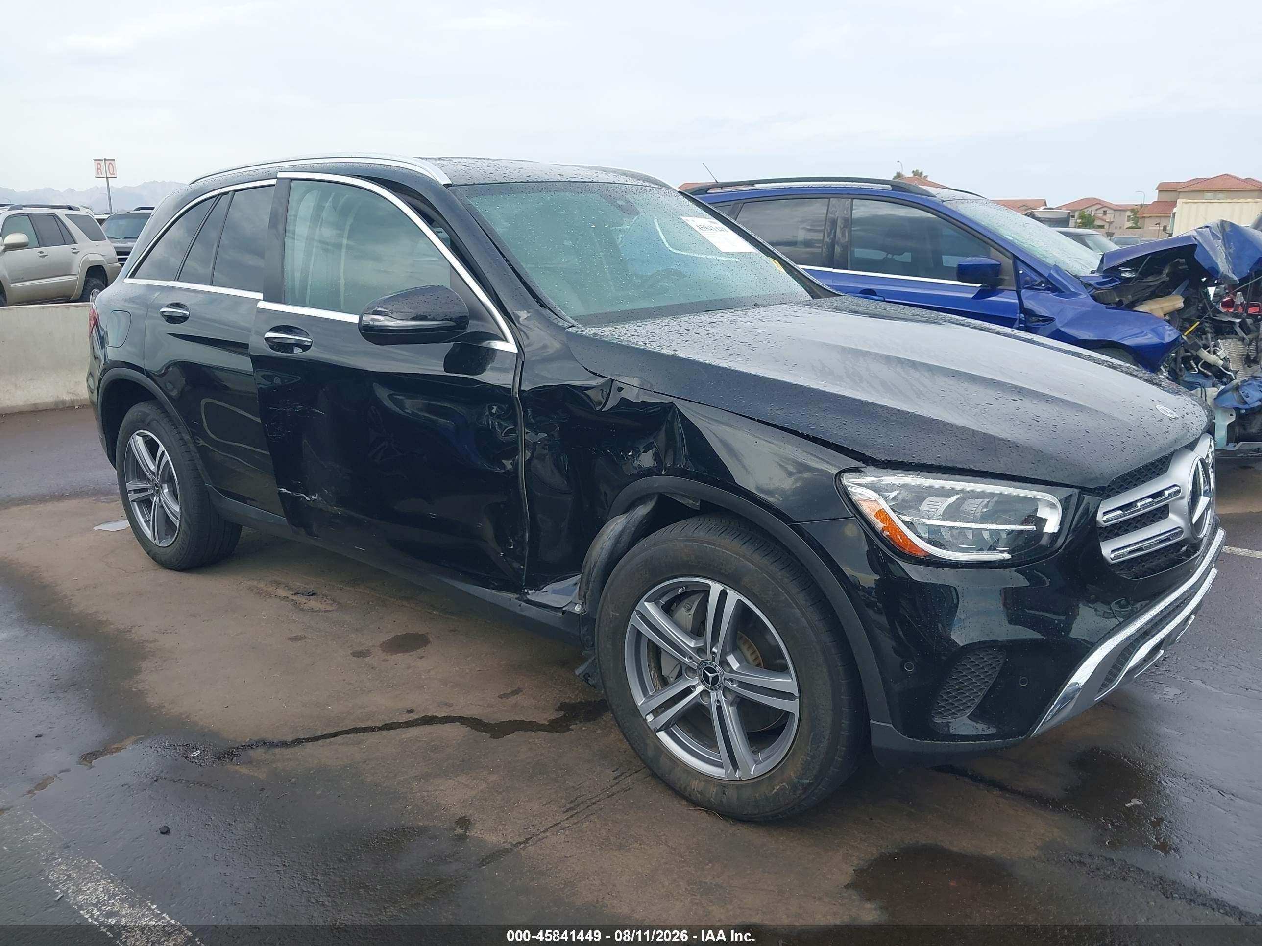 2021 Mercedes-Benz GLC-Class VIN W1N0G8DB7MV301078 — IAAI salvage auction photo