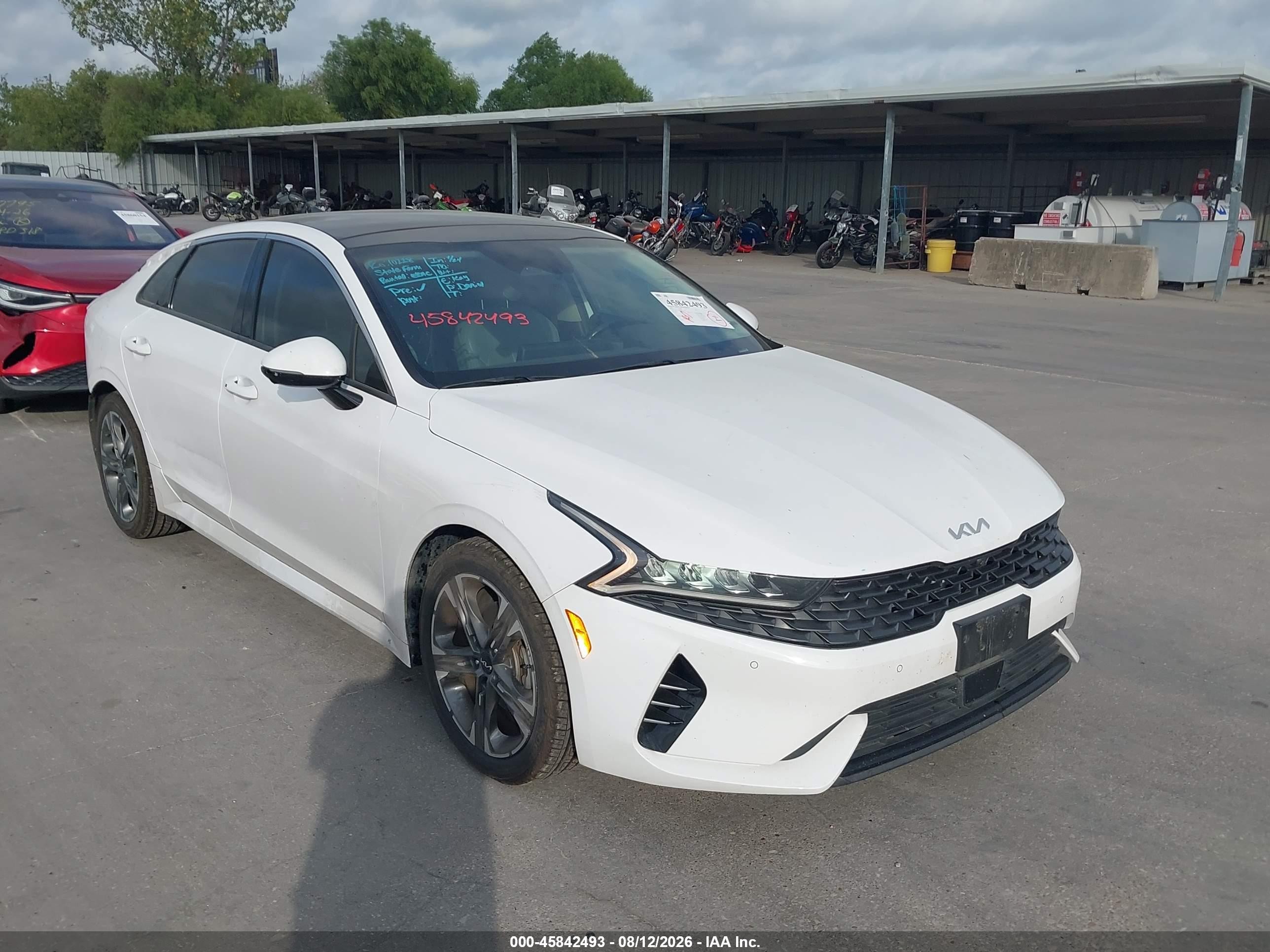 2022 Kia K5 VIN 5XXG34J23NG116974 — IAAI salvage auction photo