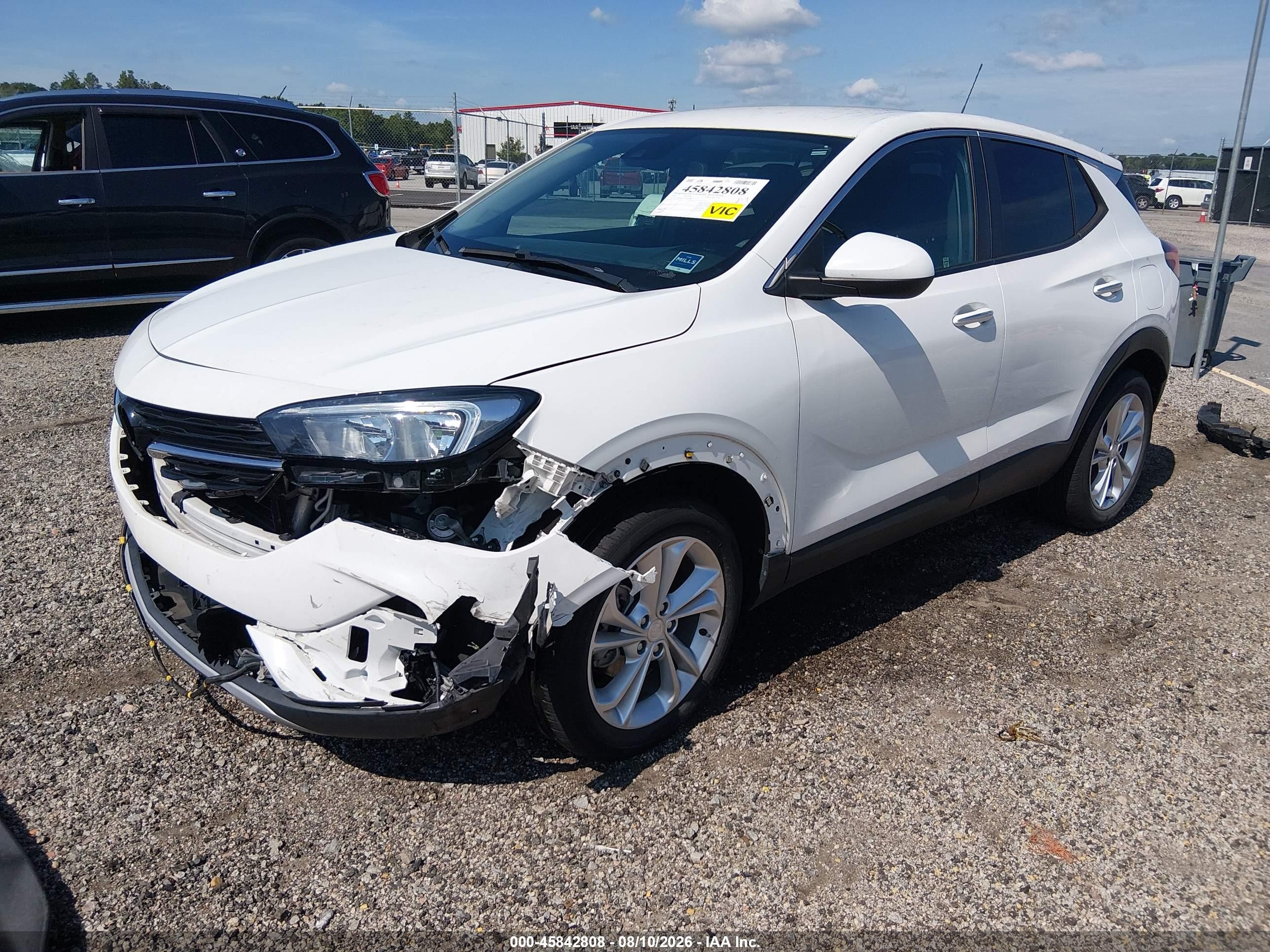 2022 Buick Encore gx VIN KL4MMBS22NB020062 IAAI salvage auction — Front End, Clear (South Carolina), sold $2,100 on 2026-09-09 (photo 2)