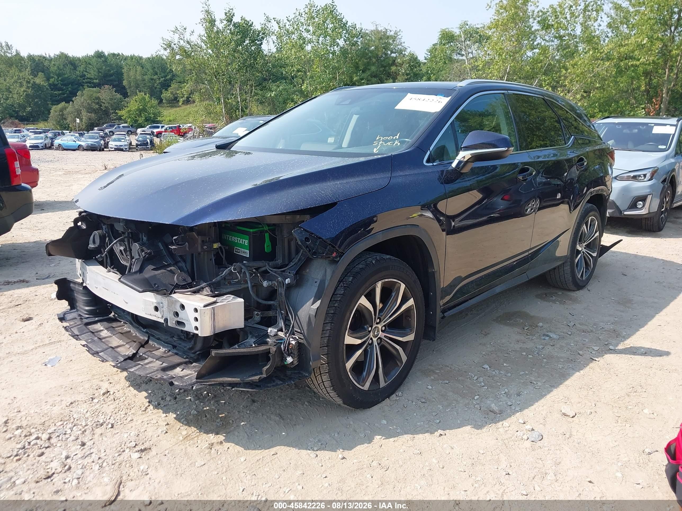 2018 Lexus Rx VIN JTJDZKCA8J2009698 IAAI salvage auction — Front & Rear, Salvage (Massachusetts), sold $9,300 on 2026-09-11 (photo 2)