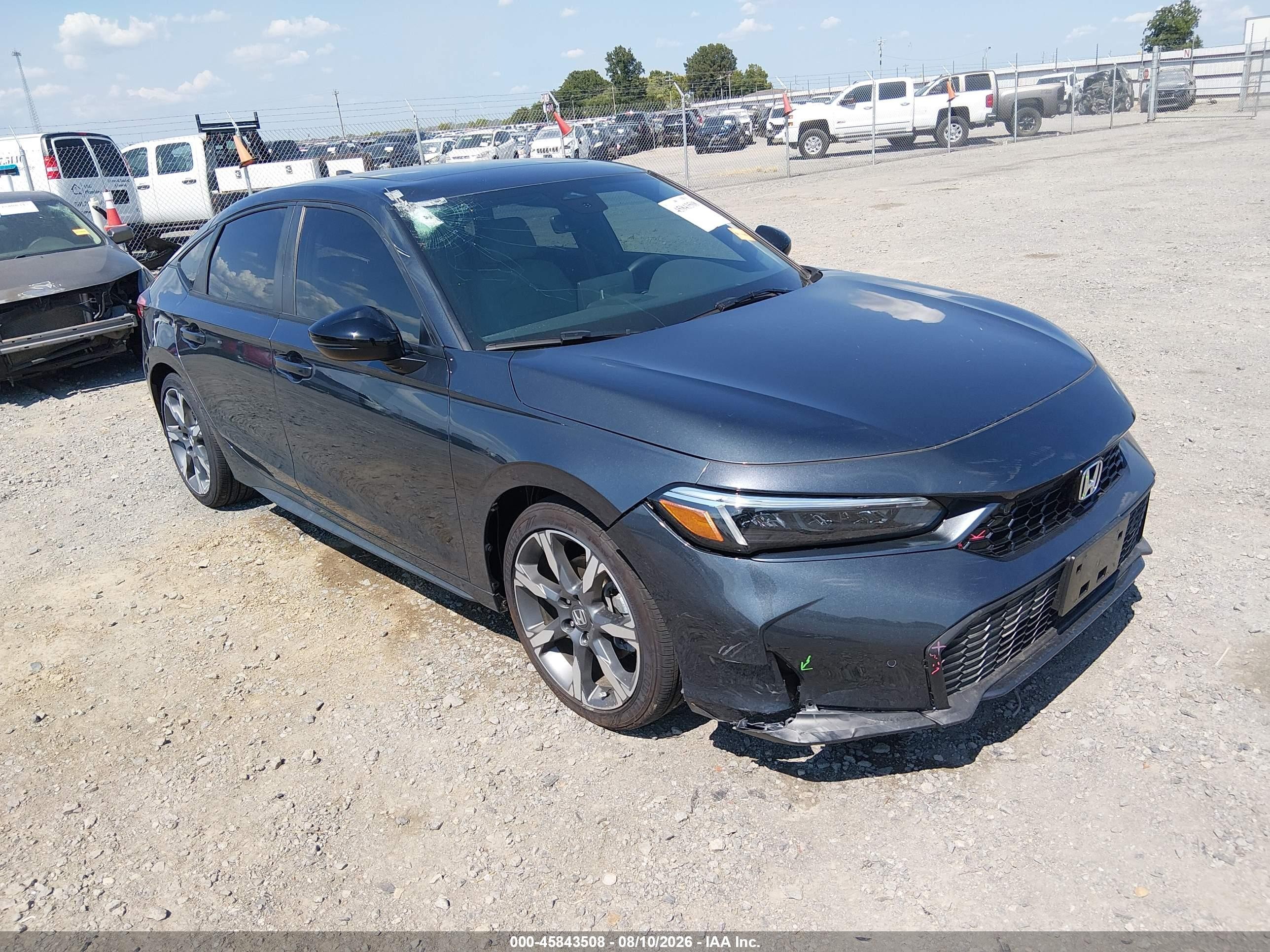 2026 Honda Civic Hybrid VIN 19XFL4H9XTE004564 — IAAI salvage auction photo