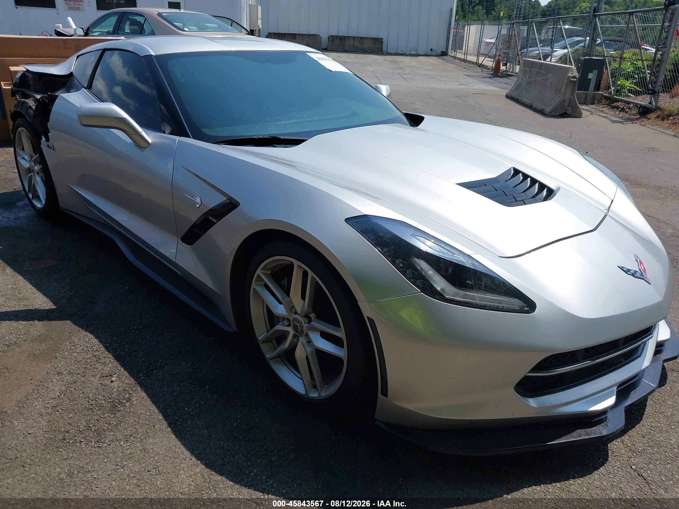 2016 Chevrolet Corvette Stingray VIN 1G1YB2D72G5113356 — IAAI salvage auction photo