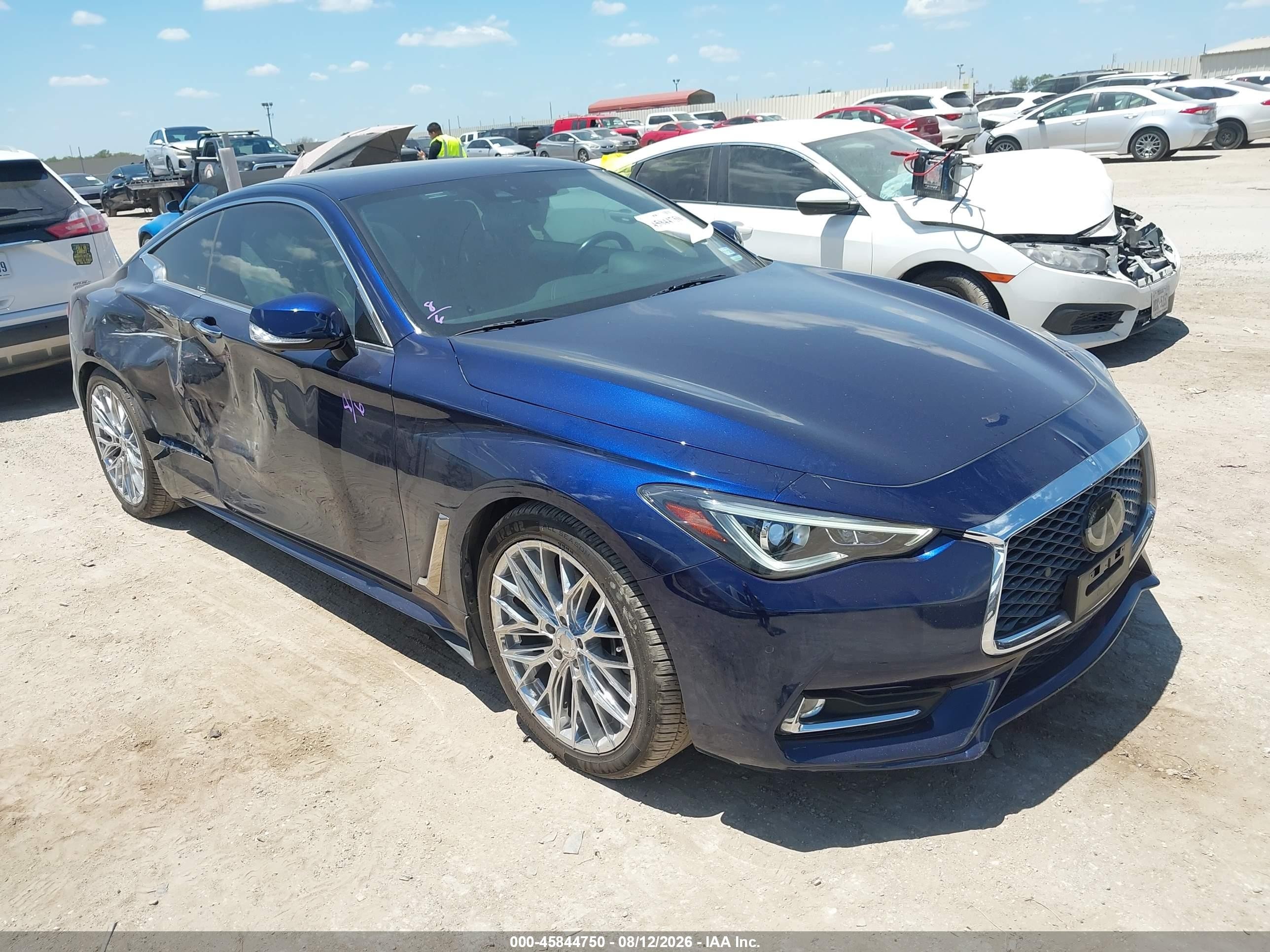 2022 Infiniti Q60 VIN JN1EV7KK1NM600513 — IAAI salvage auction photo