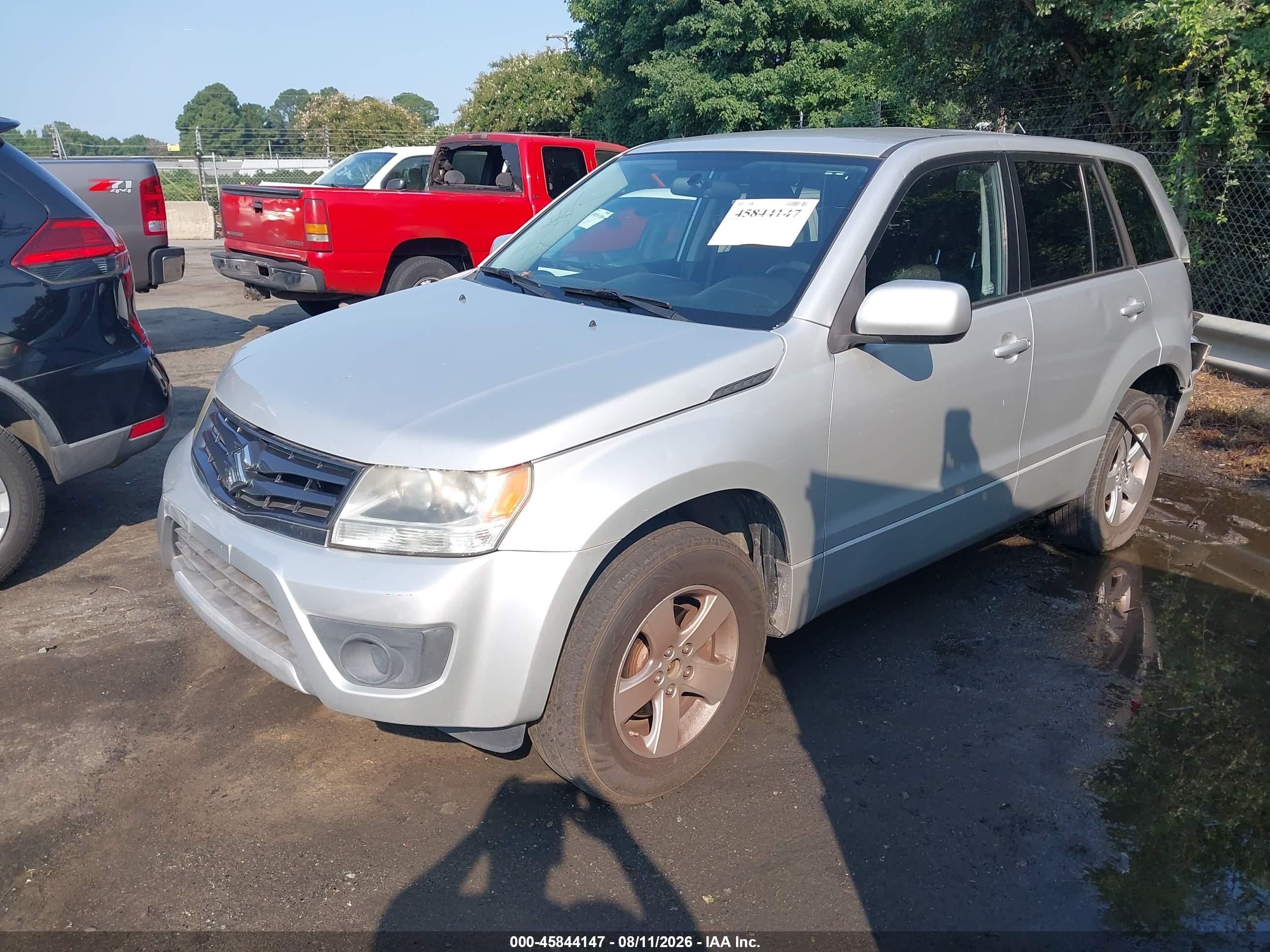 2013 Suzuki Grand vitara VIN JS3TD0D66D4100006 IAAI salvage auction — Rear End, Salvage (North Carolina), sold $1,150 on 2026-09-13 (photo 2)