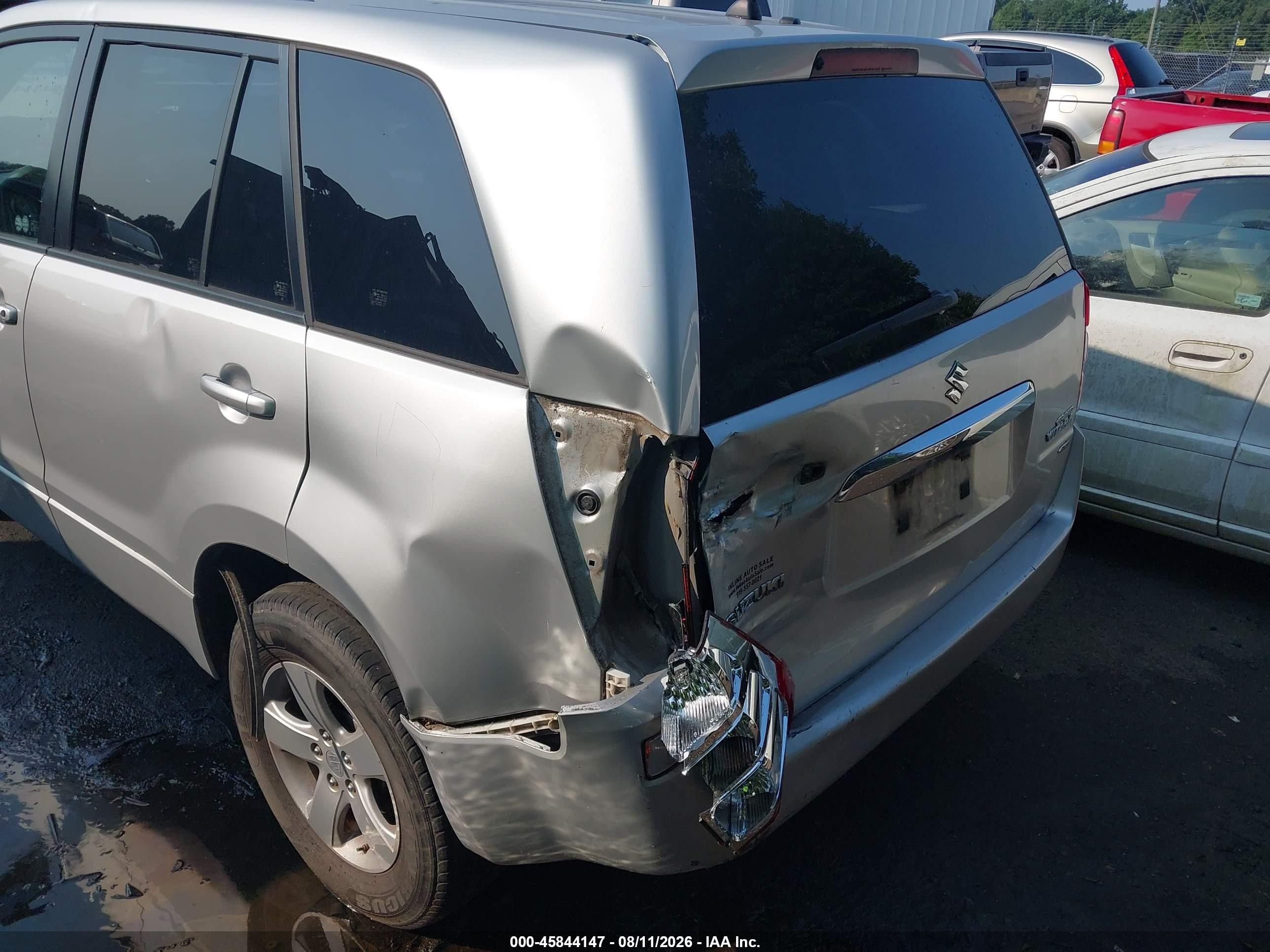 2013 Suzuki Grand vitara VIN JS3TD0D66D4100006 IAAI salvage auction — Rear End, Salvage (North Carolina), sold $1,150 on 2026-09-13 (photo 6)