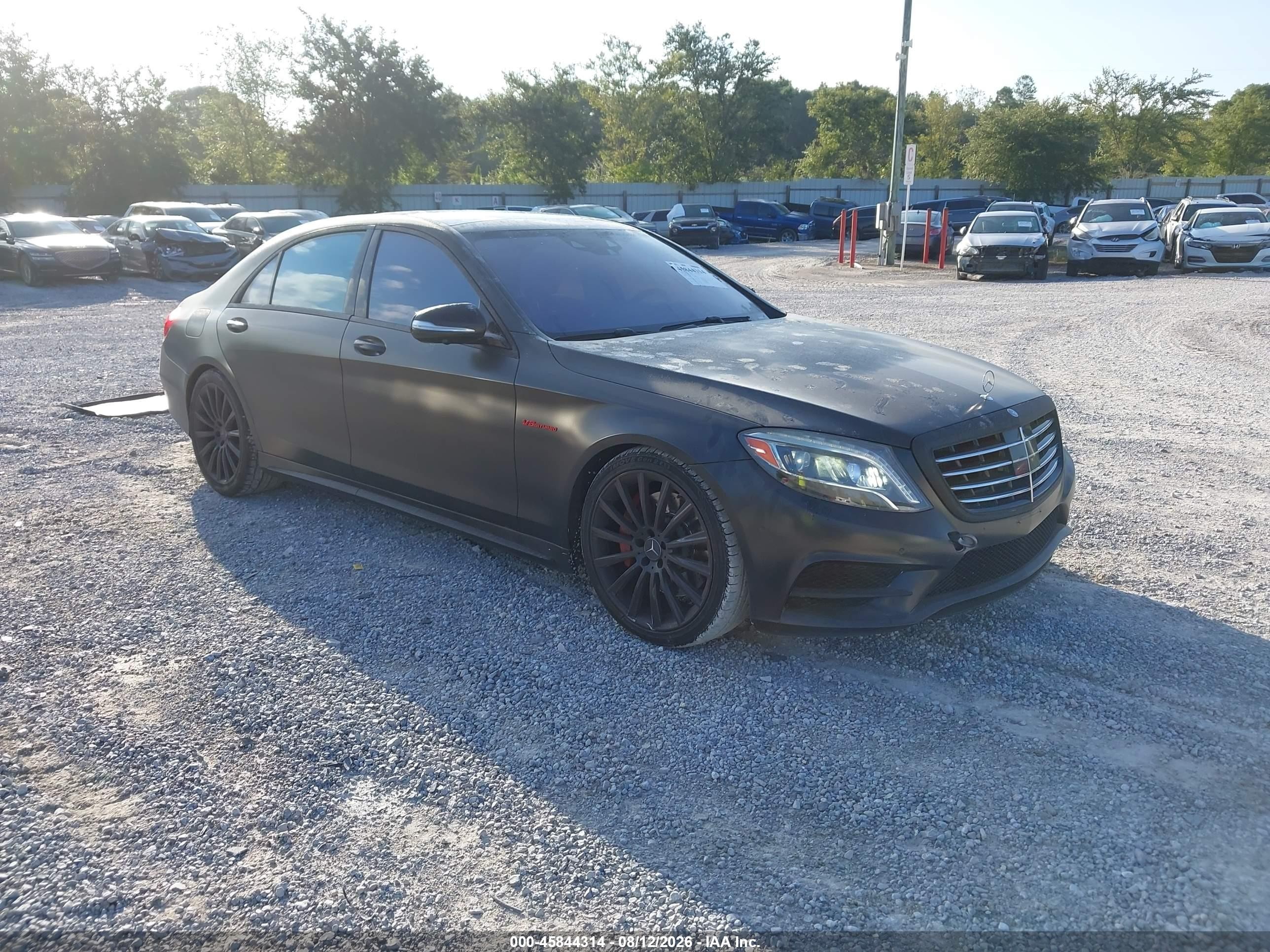 2016 Mercedes-Benz S-Class VIN WDDUG8CB7GA237409 — IAAI salvage auction photo