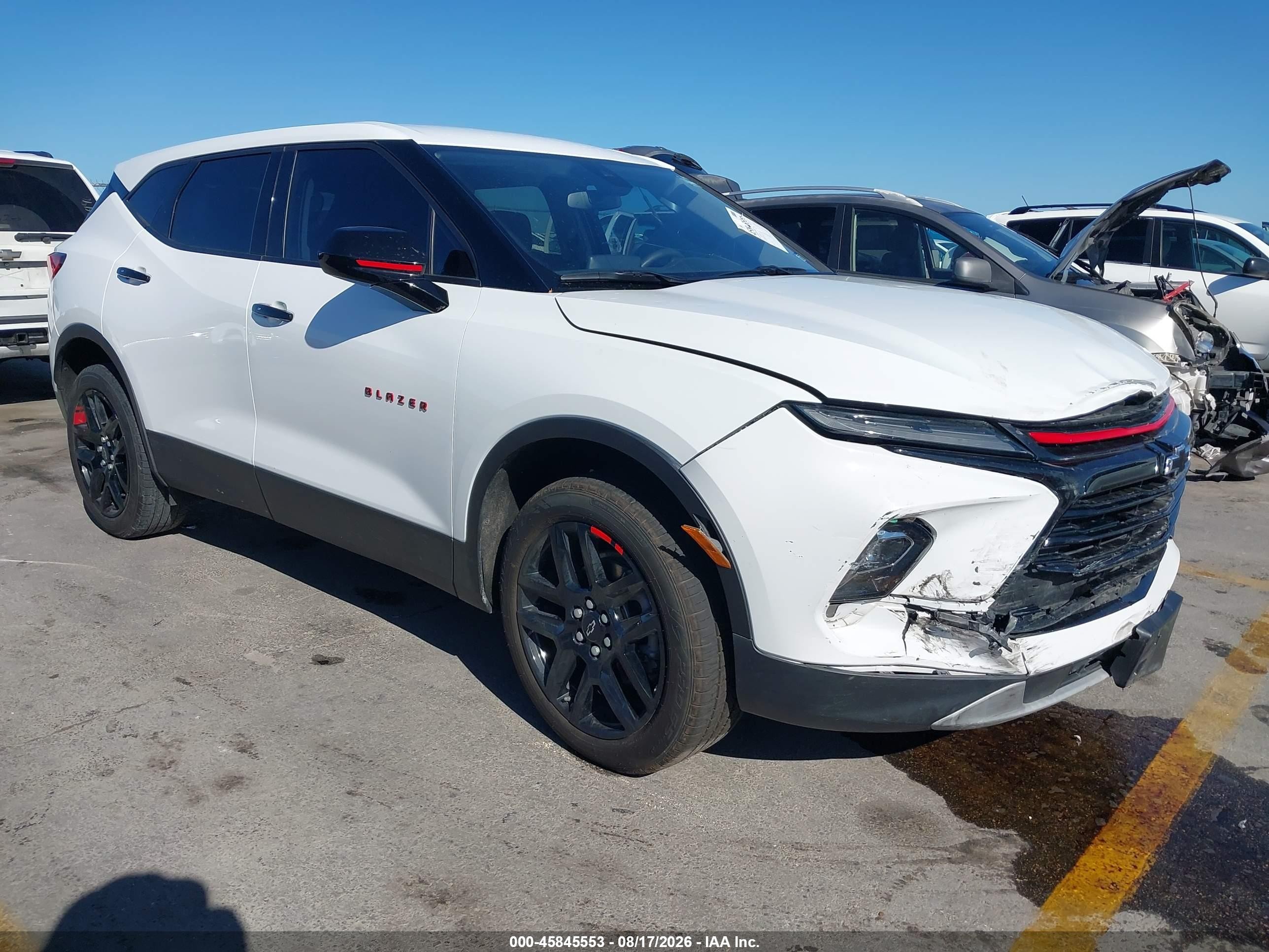 2023 Chevrolet Blazer VIN 3GNKBCR42PS111122 — IAAI salvage auction photo