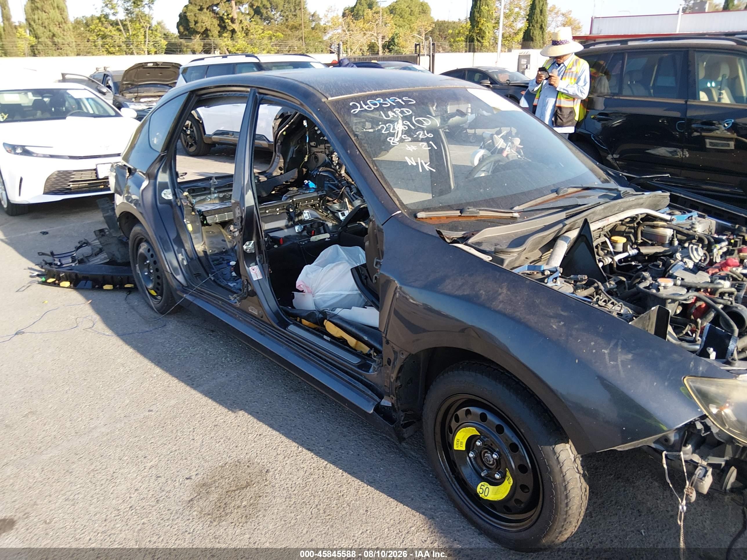 2013 Subaru Impreza VIN JF1GR8H67DL853744 IAAI salvage auction — Theft, Non-Repairable (California), sold $375 on 2026-09-10 (photo 6)