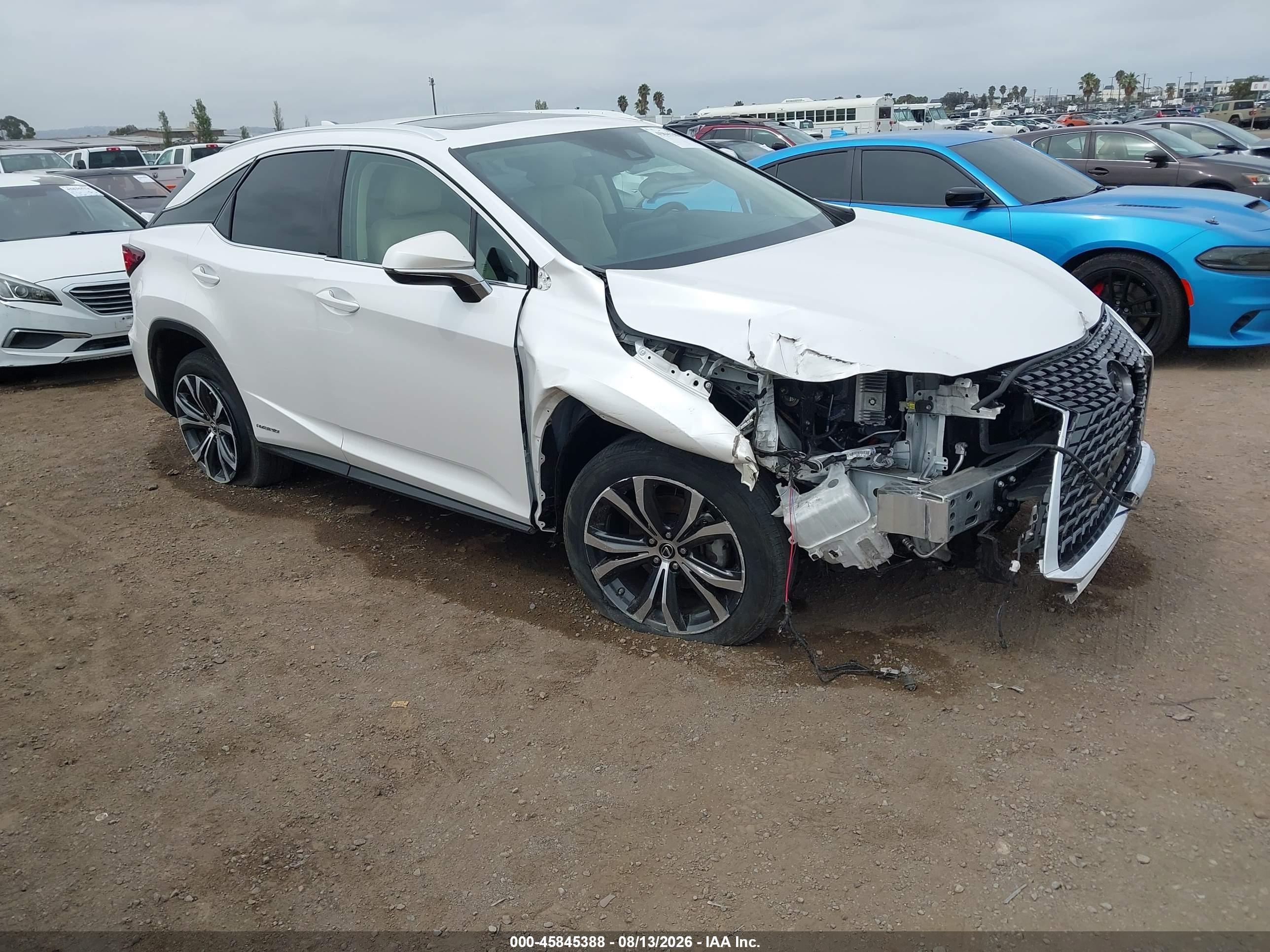 2022 Lexus RX 450h VIN 2T2HGMDA7NC094685 — IAAI salvage auction photo