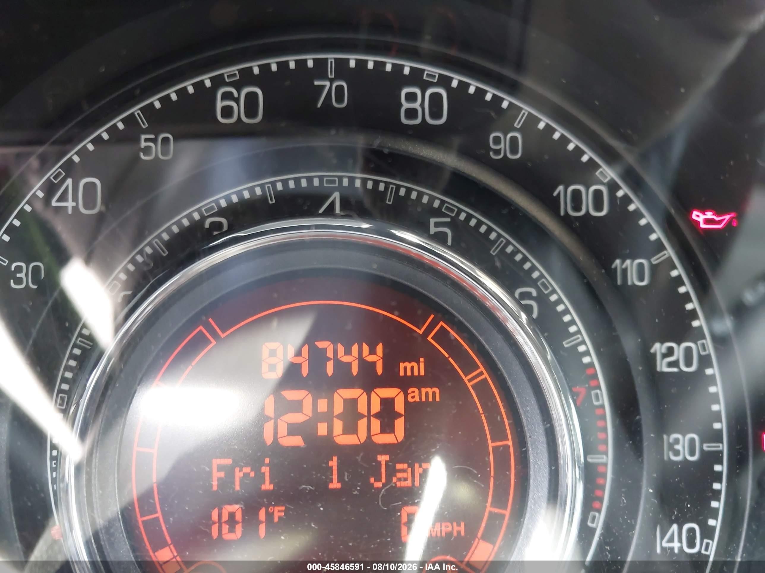2012 Fiat 500 VIN 3C3CFFBR7CT101932 IAAI salvage auction — Normal Wear, Clear (Georgia), sold $325 on 2026-09-02 (photo 7)
