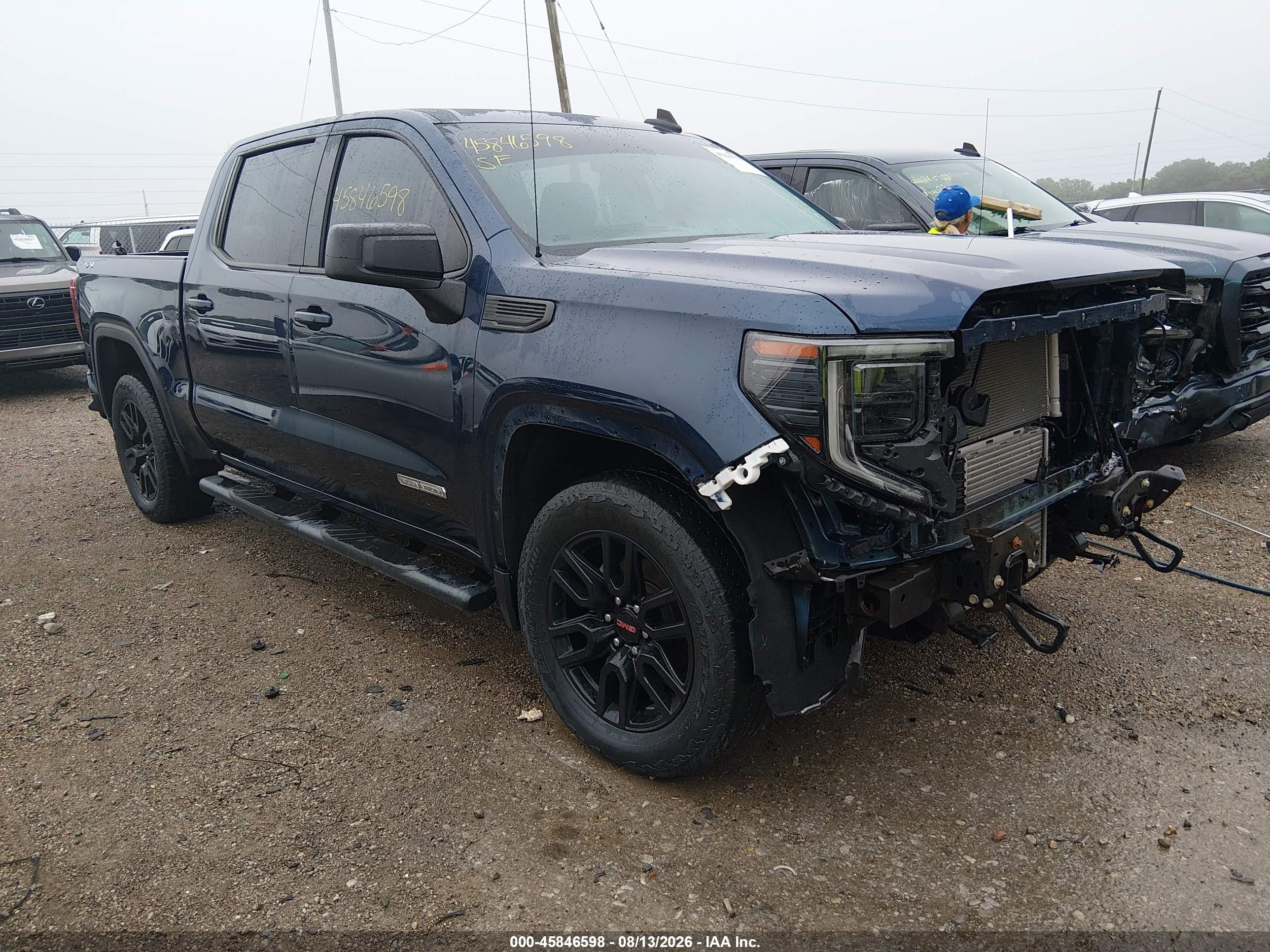 2022 GMC Sierra 1500 Limited VIN 3GTP9GEK4NG109409 — IAAI salvage auction photo