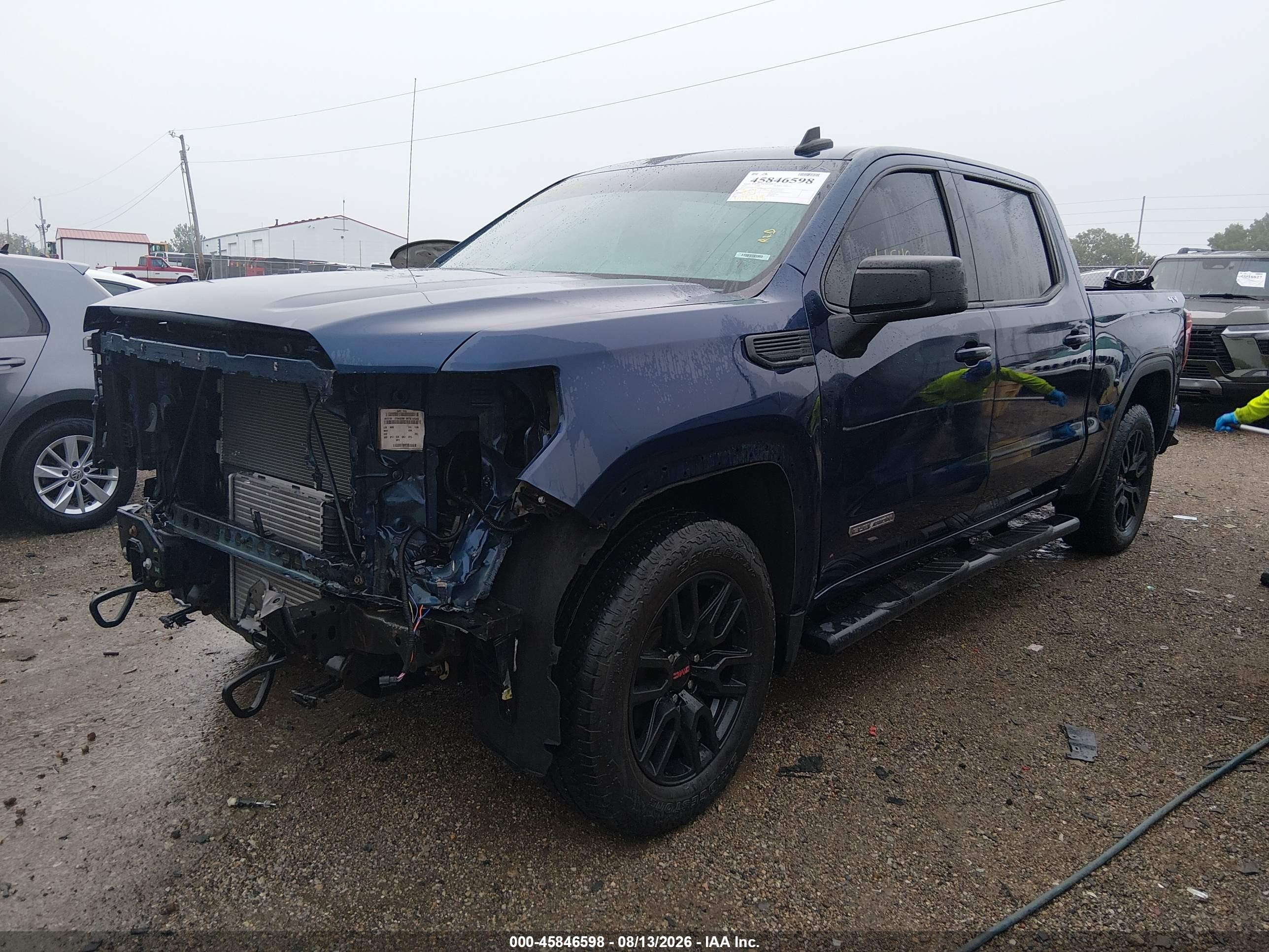 2022 Gmc SIERRA VIN 3GTP9GEK4NG109409 IAAI salvage auction — Front End, Salvage (Indiana), sold $7,900 on 2026-09-02 (photo 2)