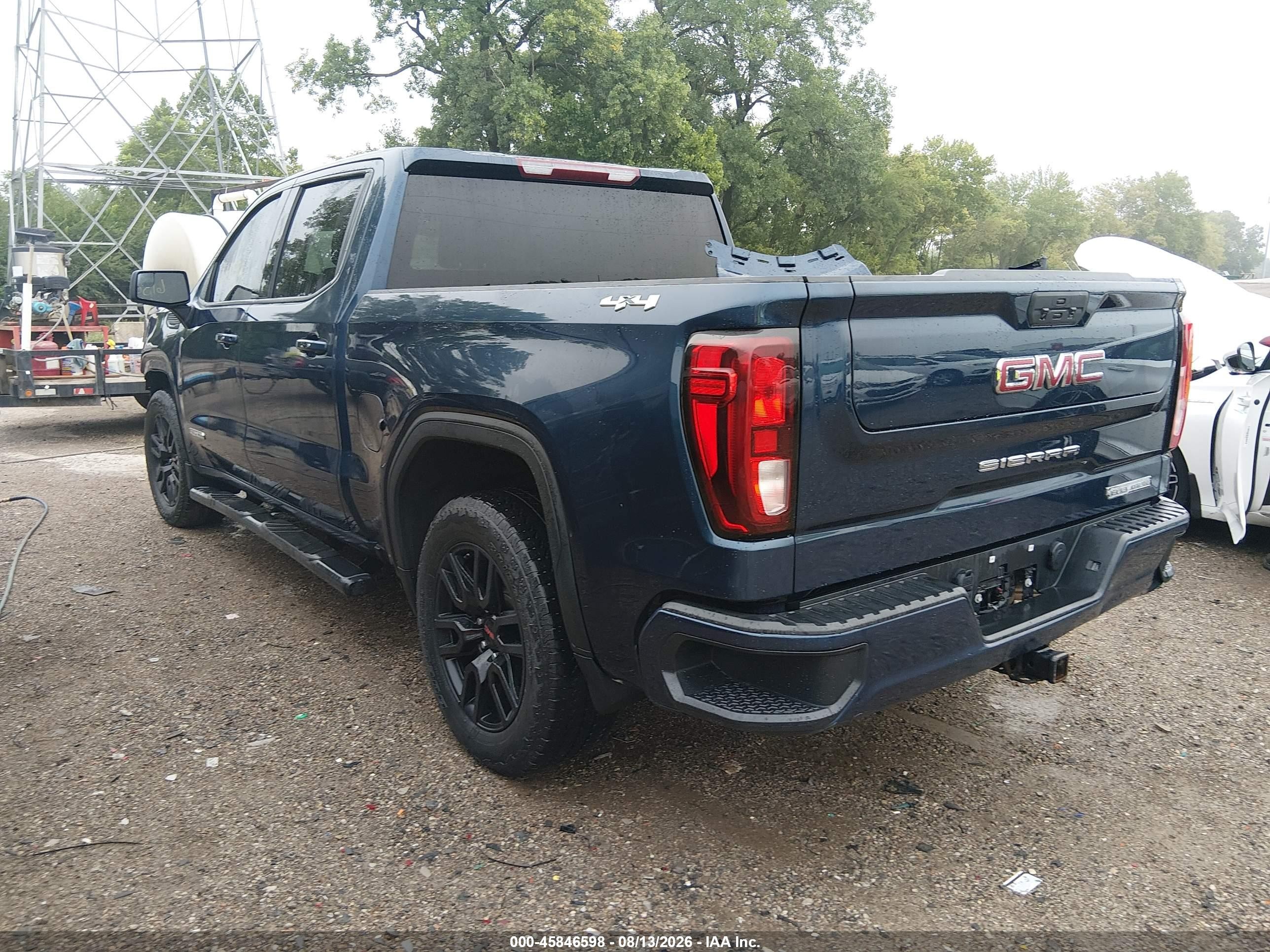 2022 Gmc SIERRA VIN 3GTP9GEK4NG109409 IAAI salvage auction — Front End, Salvage (Indiana), sold $7,900 on 2026-09-02 (photo 3)
