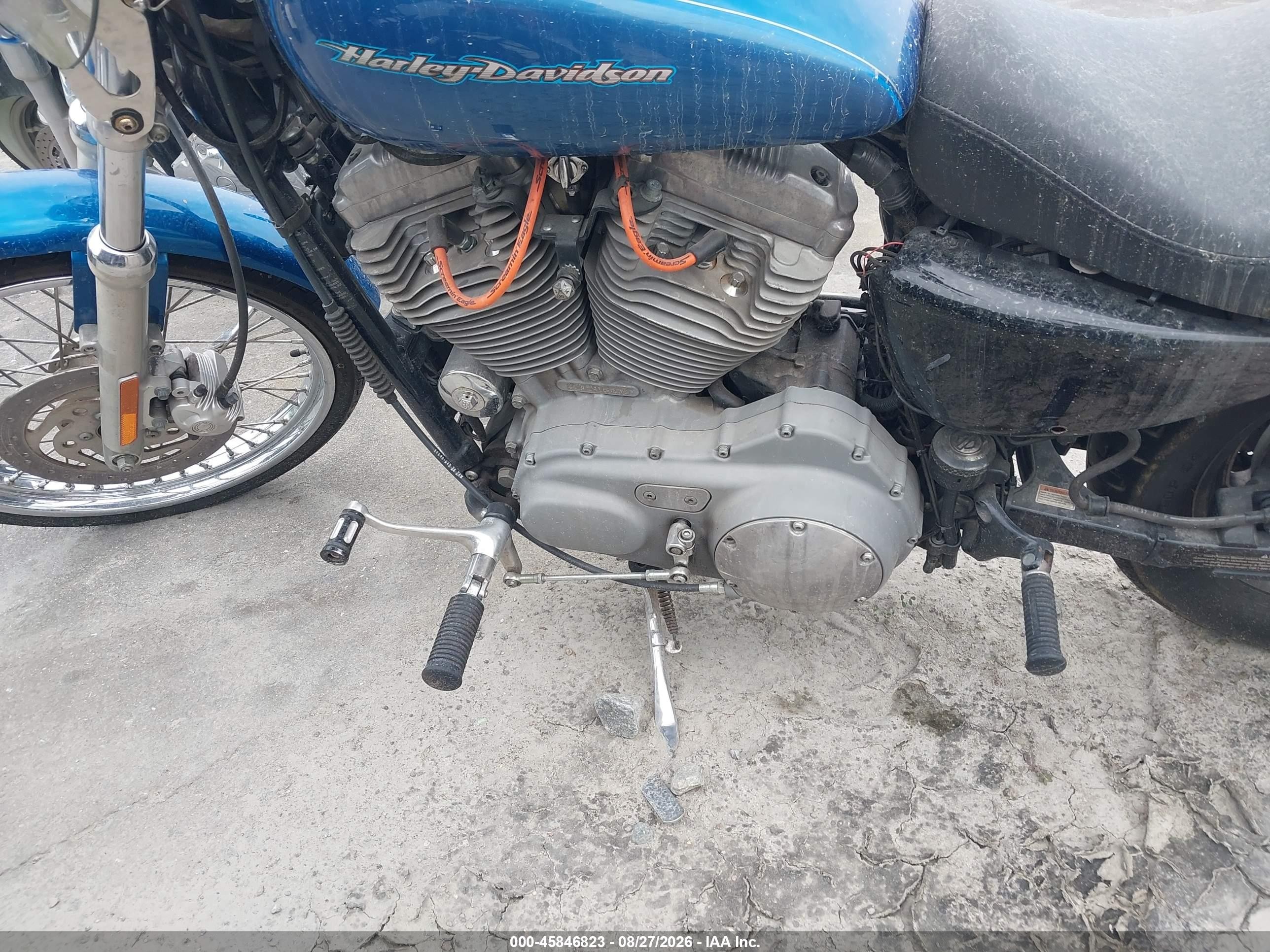 2005 Harley-davidson Xl883 VIN 1HD4CJM145K416385 IAAI salvage auction — Normal Wear, Repossession Paperwork (Georgia), sold $2,200 on 2026-09-09 (photo 9)