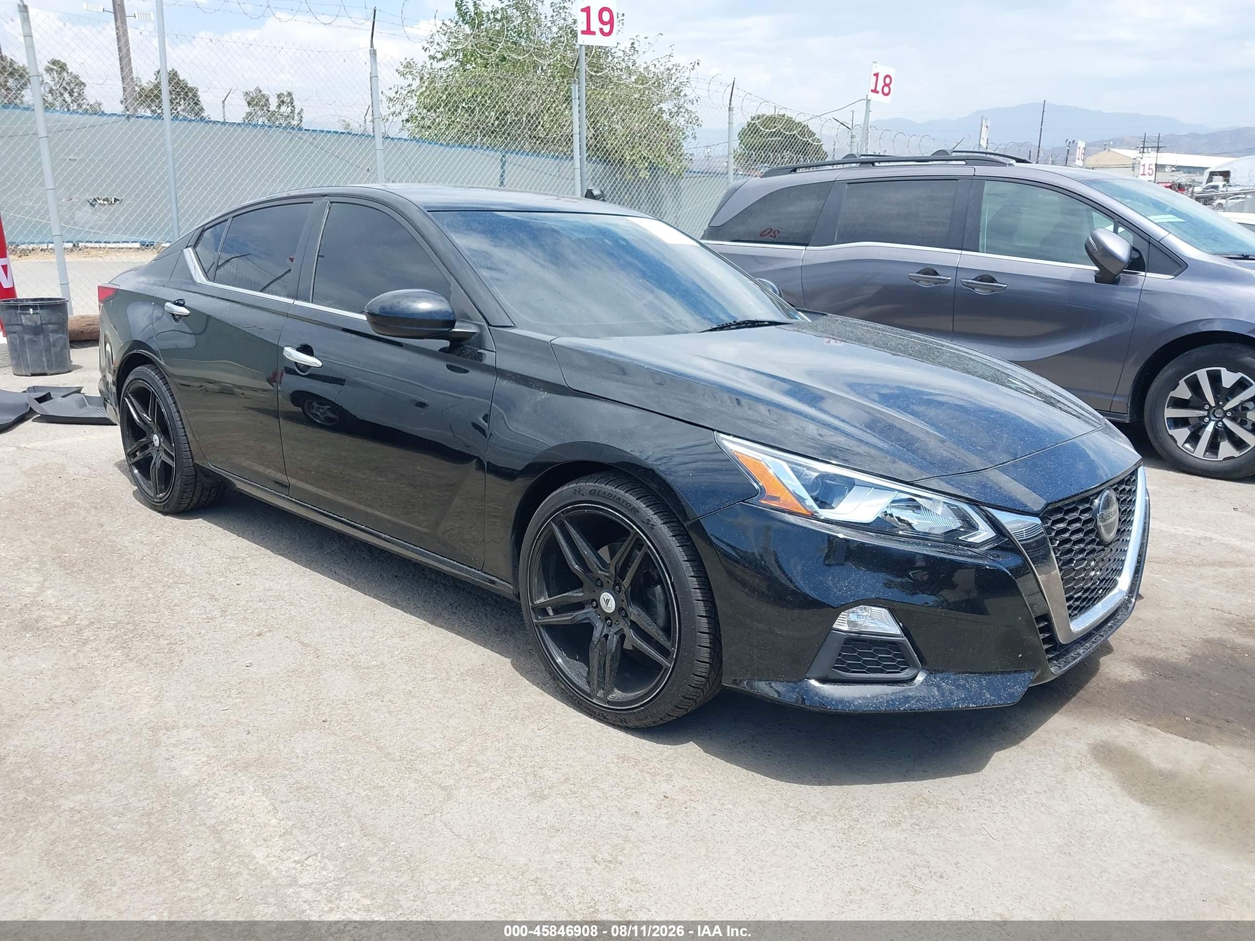 2019 Nissan Altima VIN 1N4BL4BV5KC227515 IAAI salvage auction — Side, Salvage (California), sold $2,950 on 2026-09-07 (photo 1)