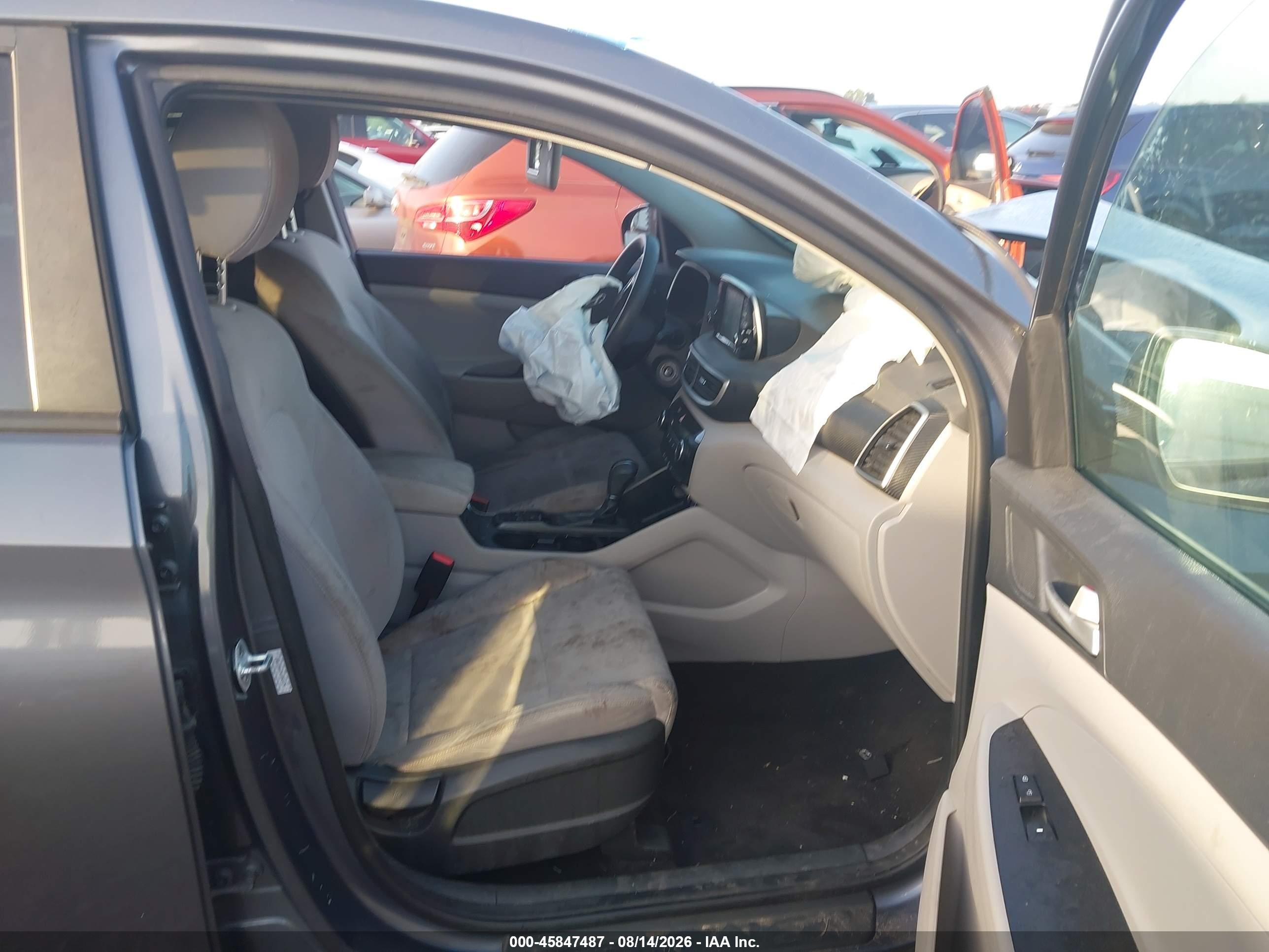 2019 Hyundai Tucson VIN KM8J23A47KU893129 IAAI salvage auction — Front End, Salvage (Texas), sold $1,600 on 2026-09-26 (photo 5)