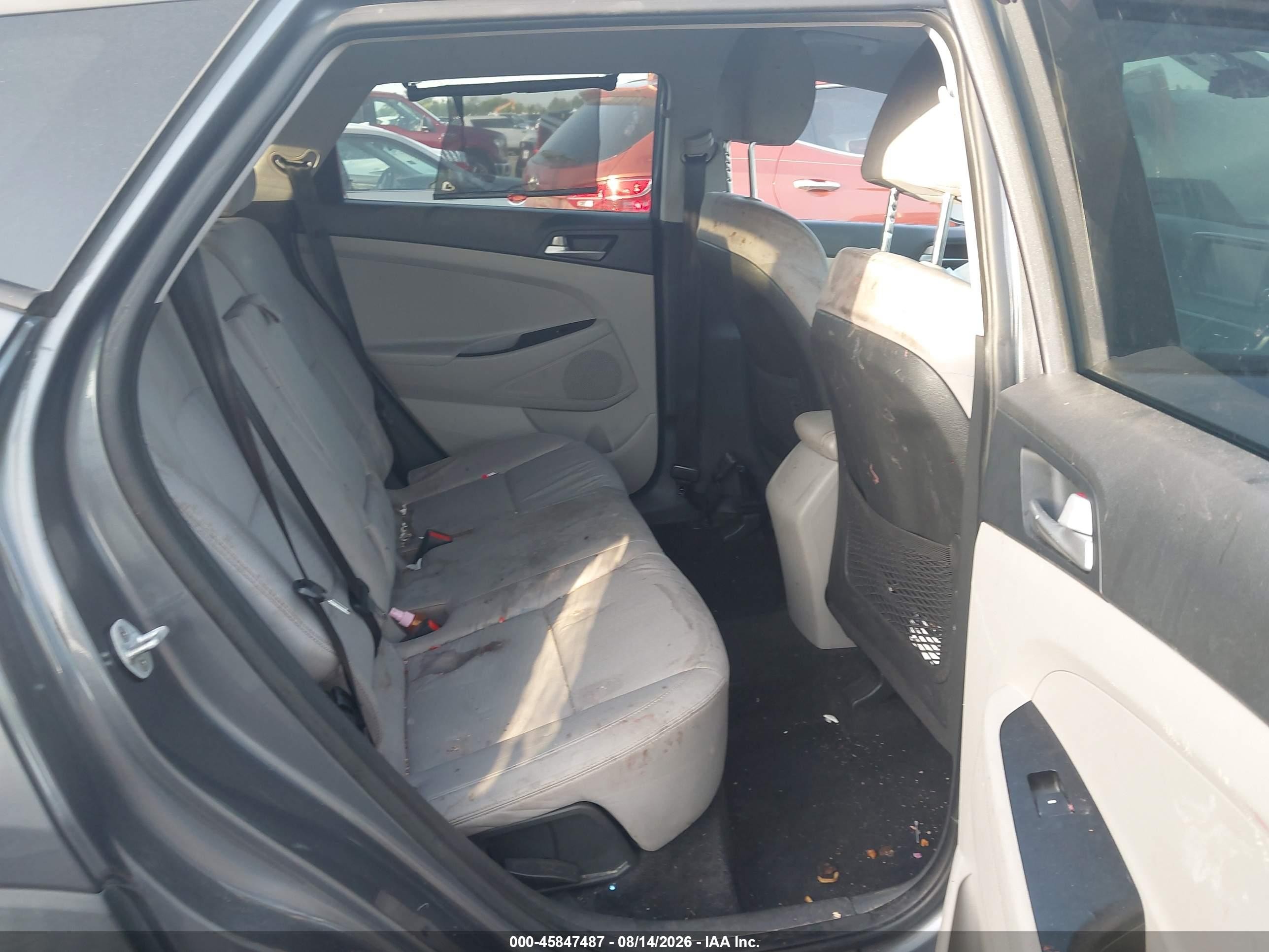 2019 Hyundai Tucson VIN KM8J23A47KU893129 IAAI salvage auction — Front End, Salvage (Texas), sold $1,600 on 2026-09-26 (photo 8)
