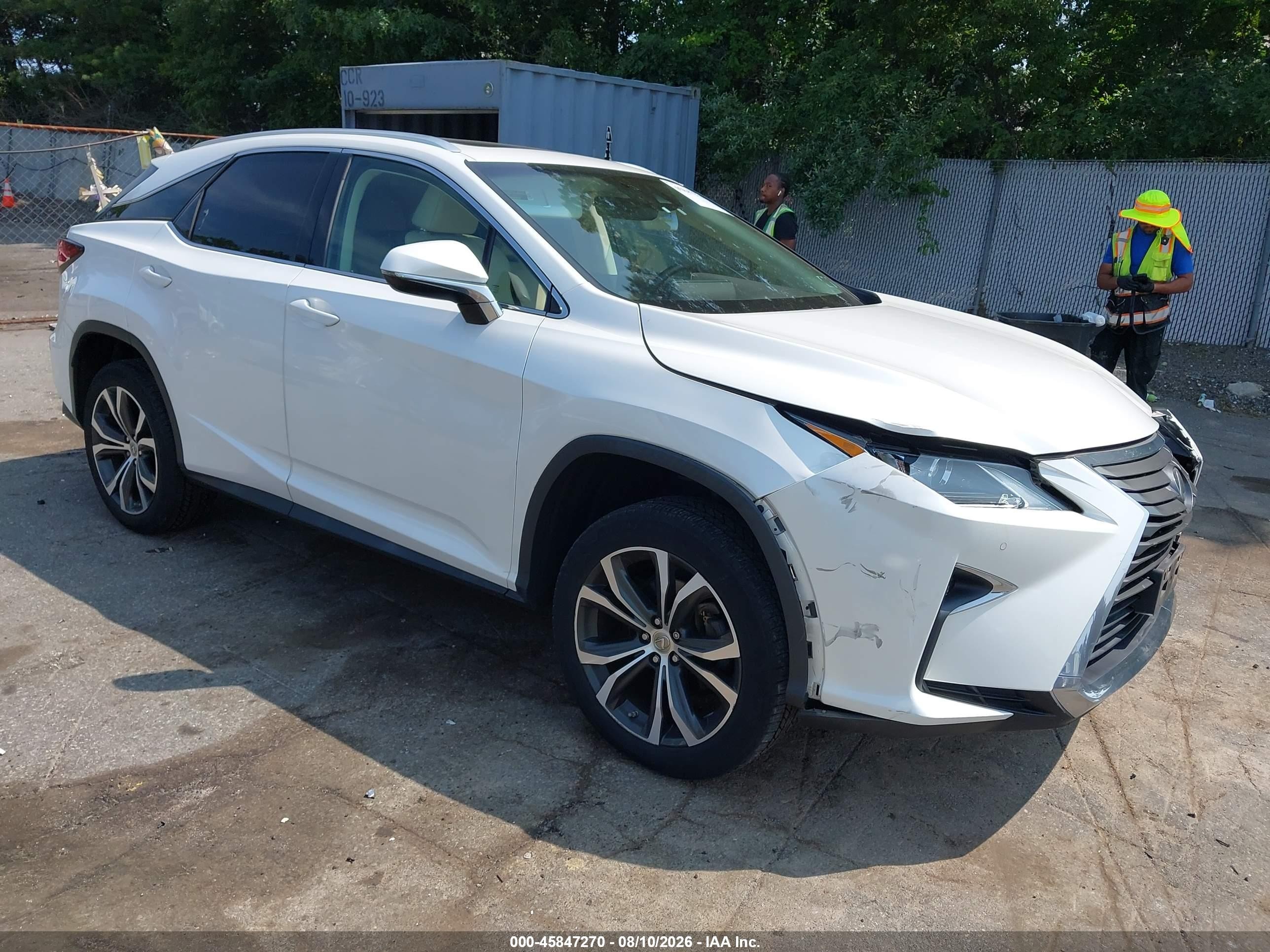 2016 Lexus RX 350 VIN 2T2BZMCA5GC037373 — IAAI salvage auction photo