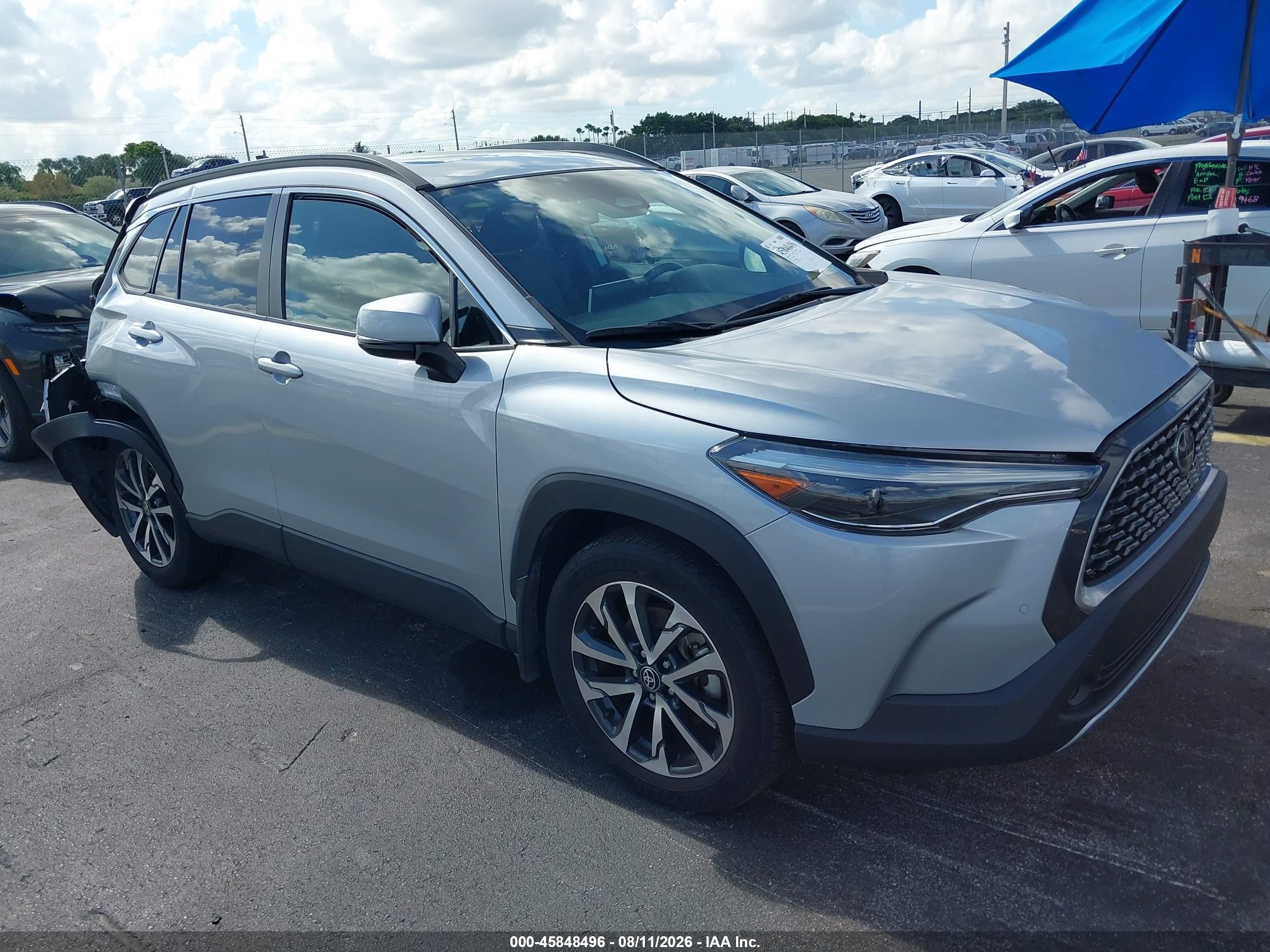 2024 Toyota Corolla Cross VIN 7MUDAABG8RV086401 — IAAI salvage auction photo