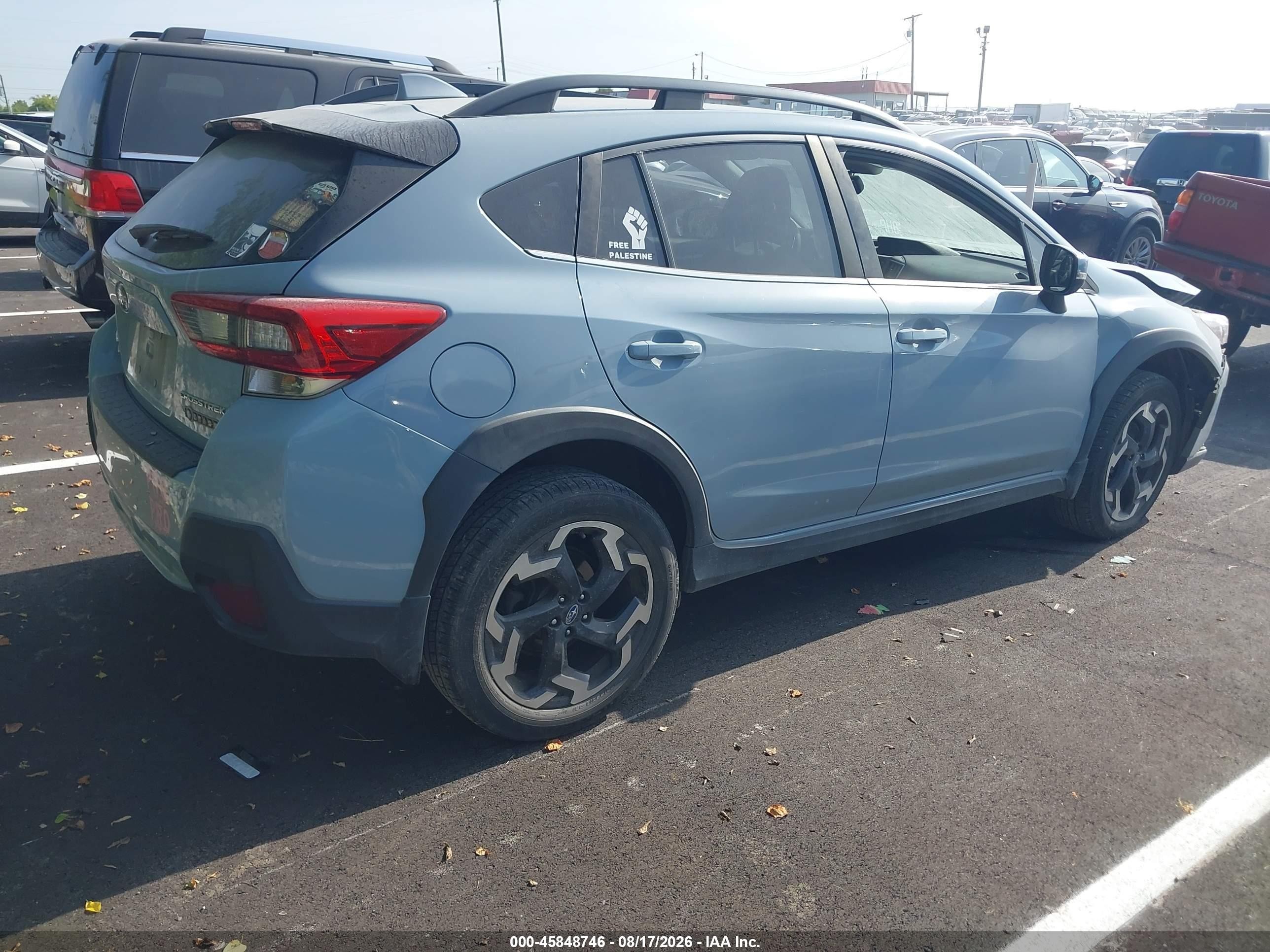 2021 Subaru Xv VIN JF2GTHMC8M8315016 IAAI salvage auction — Front End, Salvage (Tennessee), sold $4,000 on 2026-09-11 (photo 4)