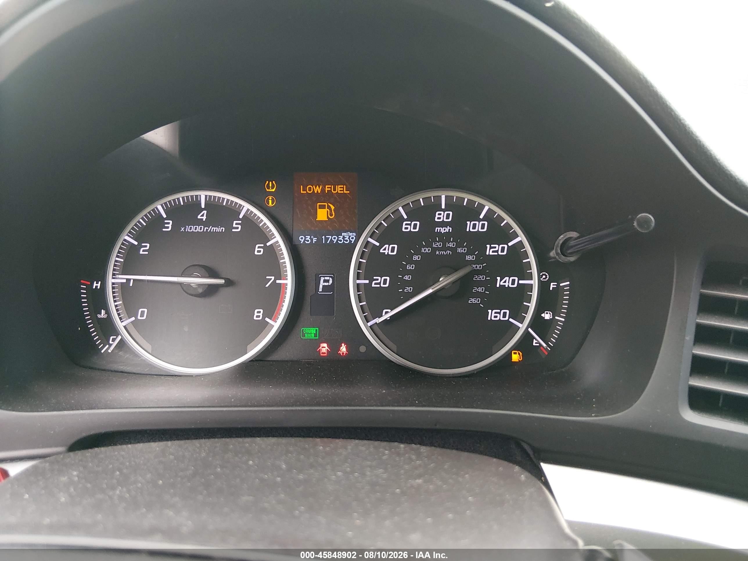 2017 Acura Ilx VIN 19UDE2F3XHA006797 IAAI salvage auction — Front End, Original (Texas), sold $3,150 on 2026-09-10 (photo 7)