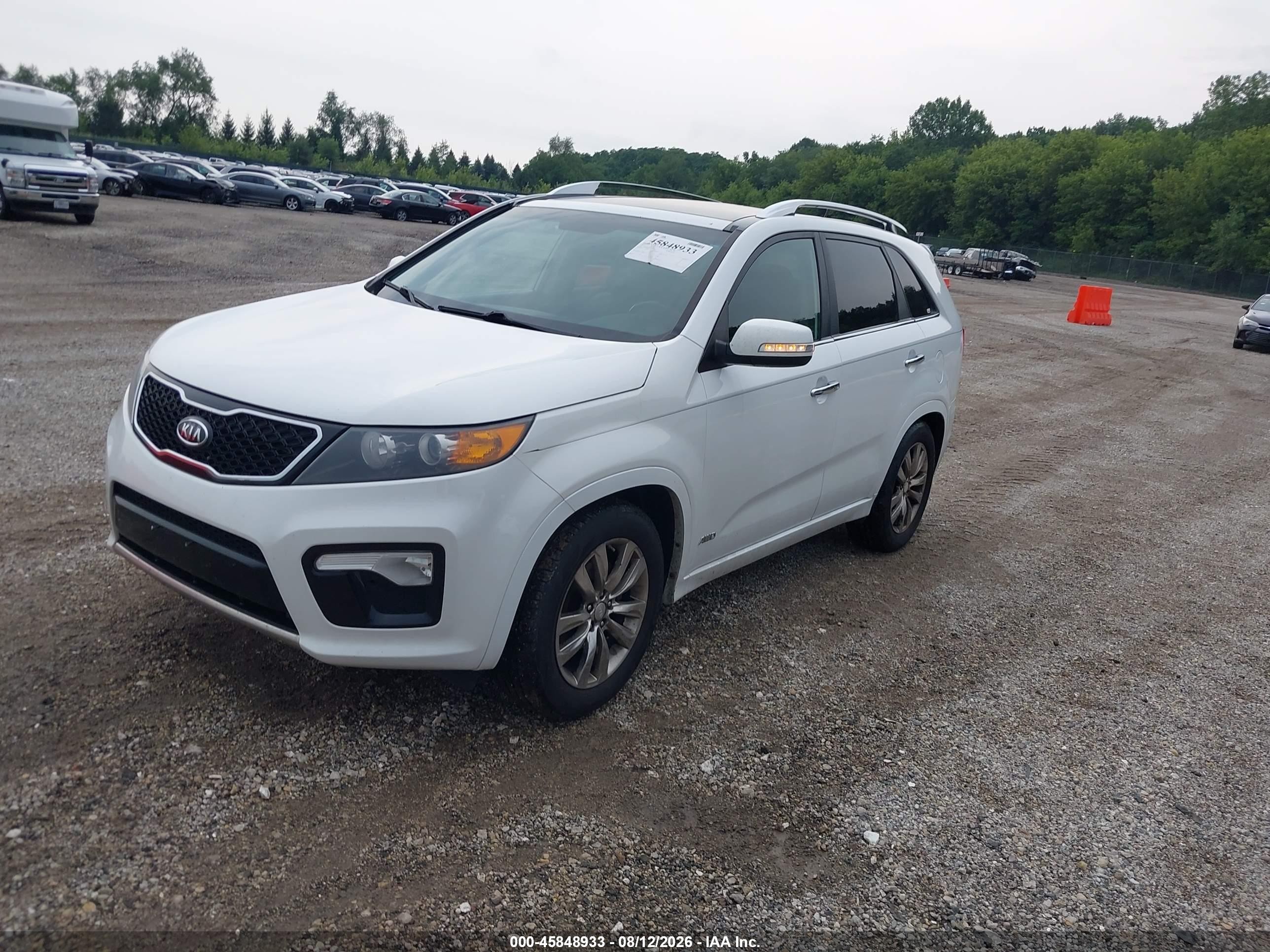 2012 Kia Sorento VIN 5XYKWDA20CG304863 IAAI salvage auction — Normal Wear, Clear (Illinois), sold $950 on 2026-09-09 (photo 2)