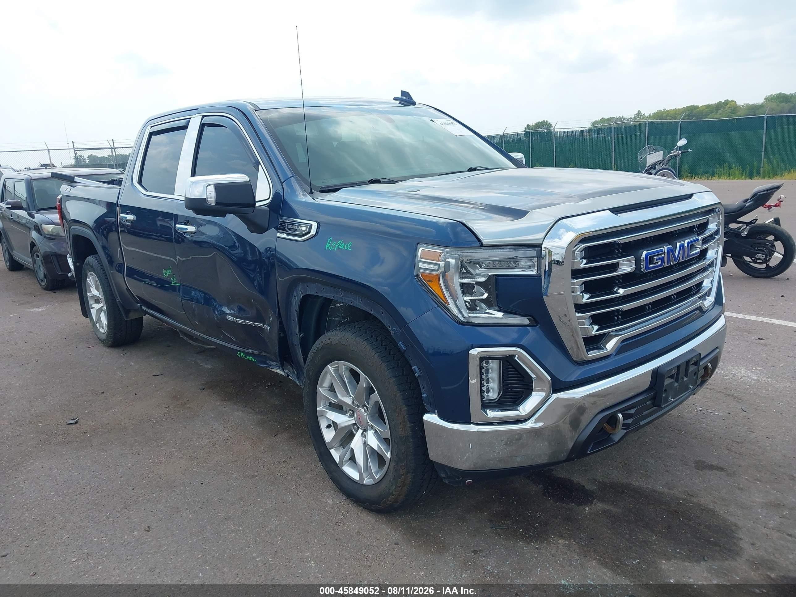 2021 GMC Sierra 1500 VIN 3GTU9DED6MG412242 — IAAI salvage auction photo