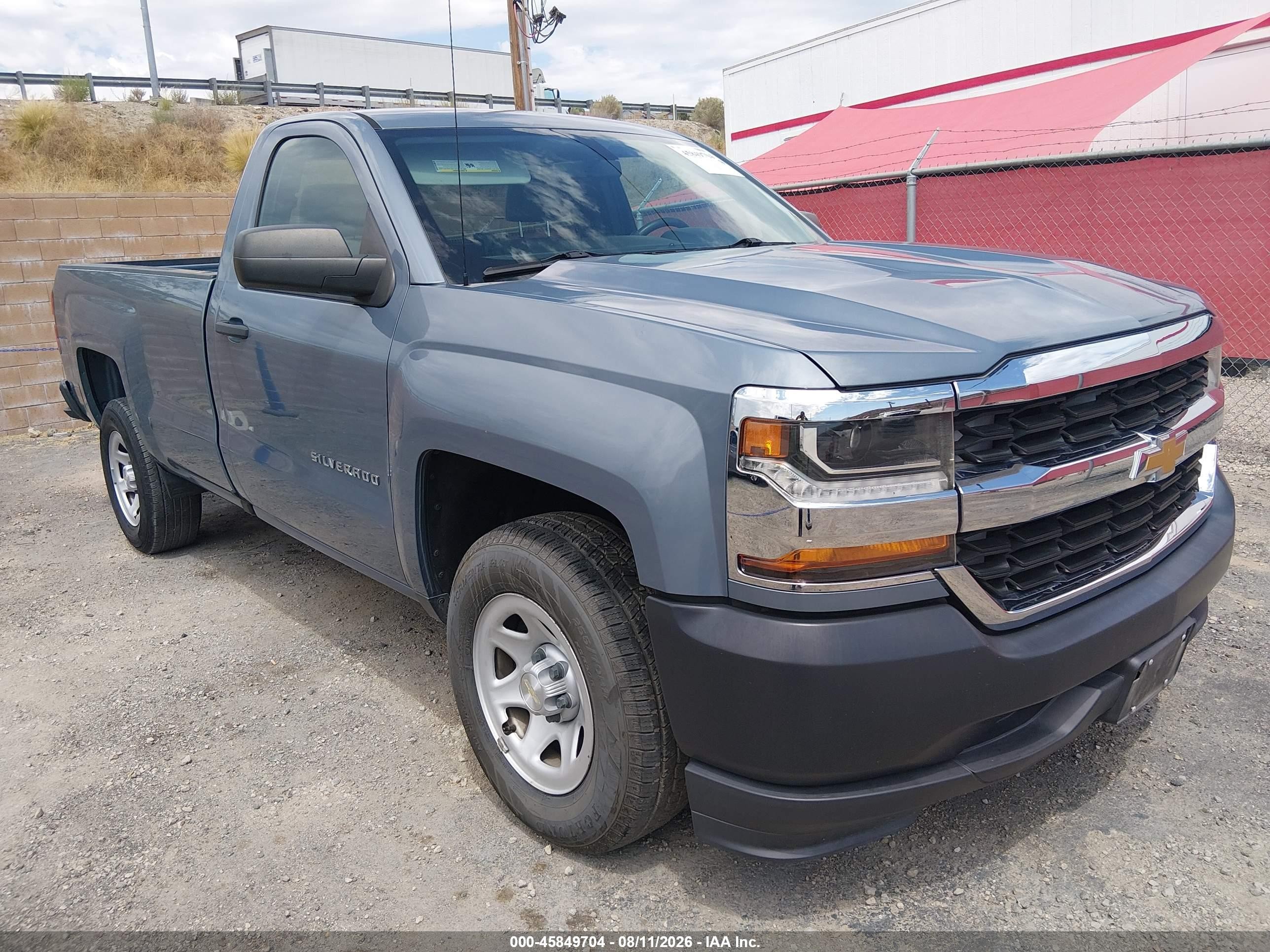 2016 Chevrolet Silverado 1500 VIN 1GCNCNEH3GZ305488 — IAAI salvage auction photo