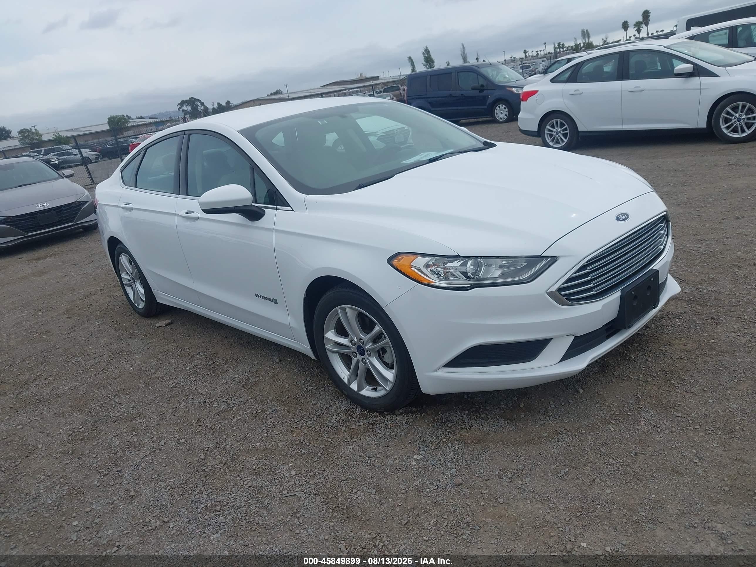2018 Ford Fusion VIN 3FA6P0UU3JR254330 — IAAI salvage auction photo