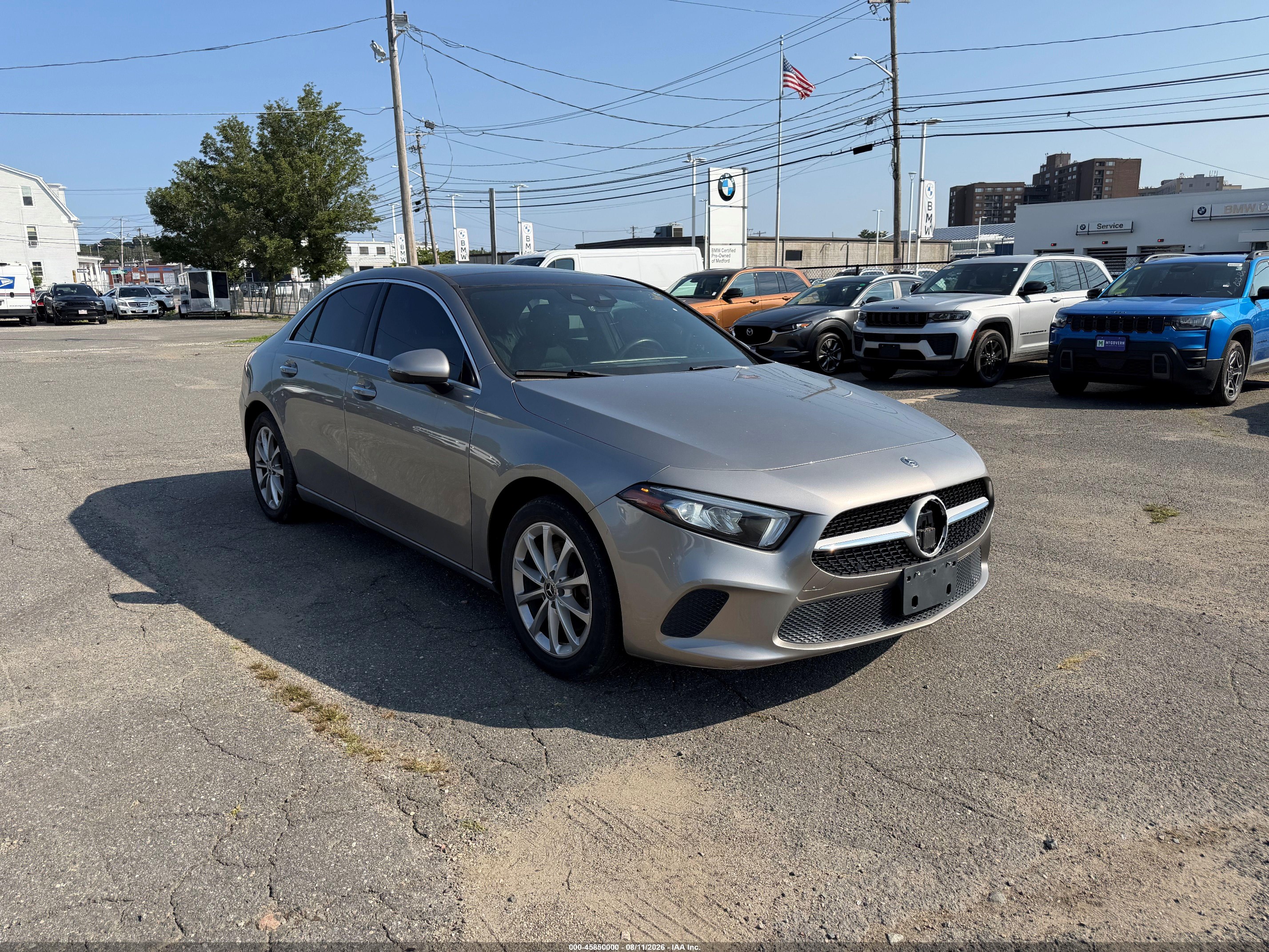 2019 Mercedes-Benz A-Class VIN WDD3G4FB0KW024667 — IAAI salvage auction photo