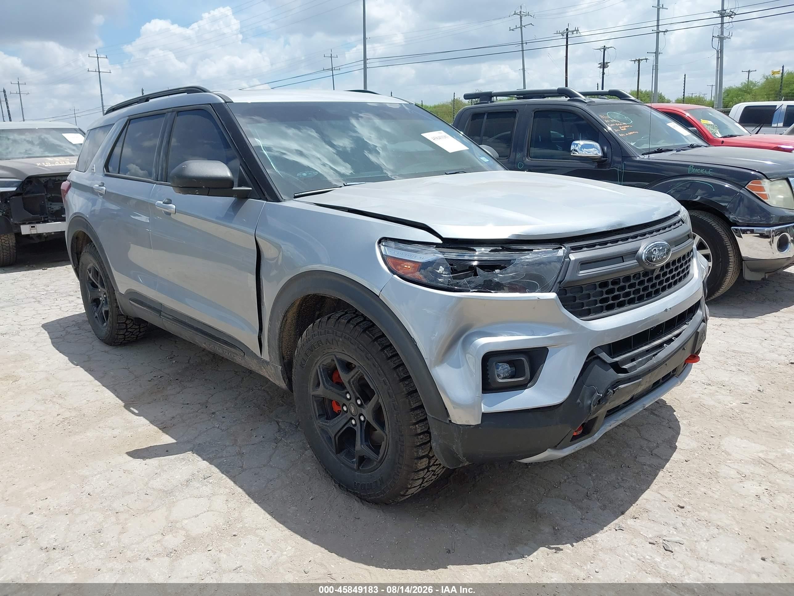 2022 Ford Explorer VIN 1FMSK8JH4NGB80096 — IAAI salvage auction photo