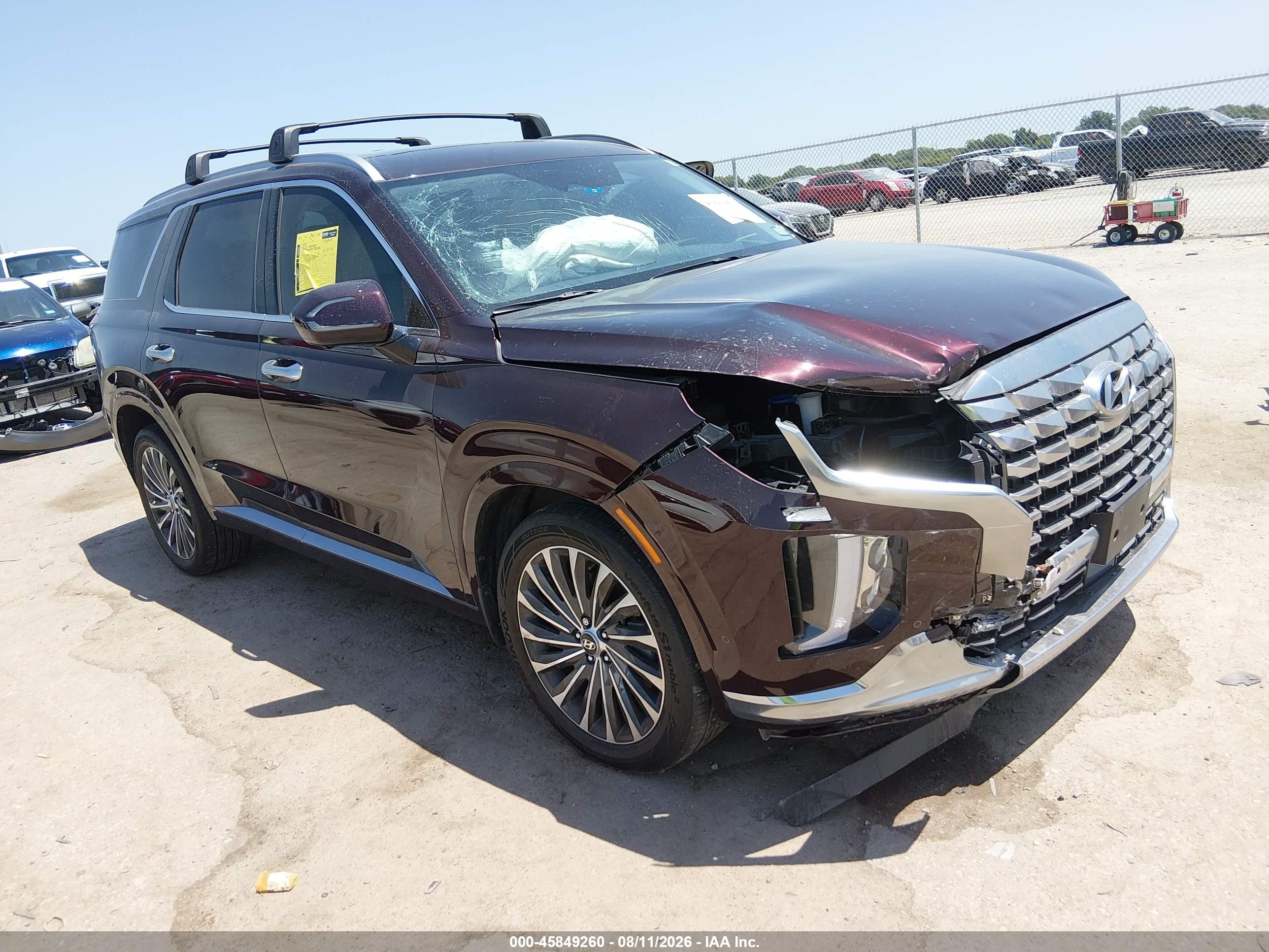 2023 Hyundai Palisade VIN KM8R7DGE3PU631836 — IAAI salvage auction photo