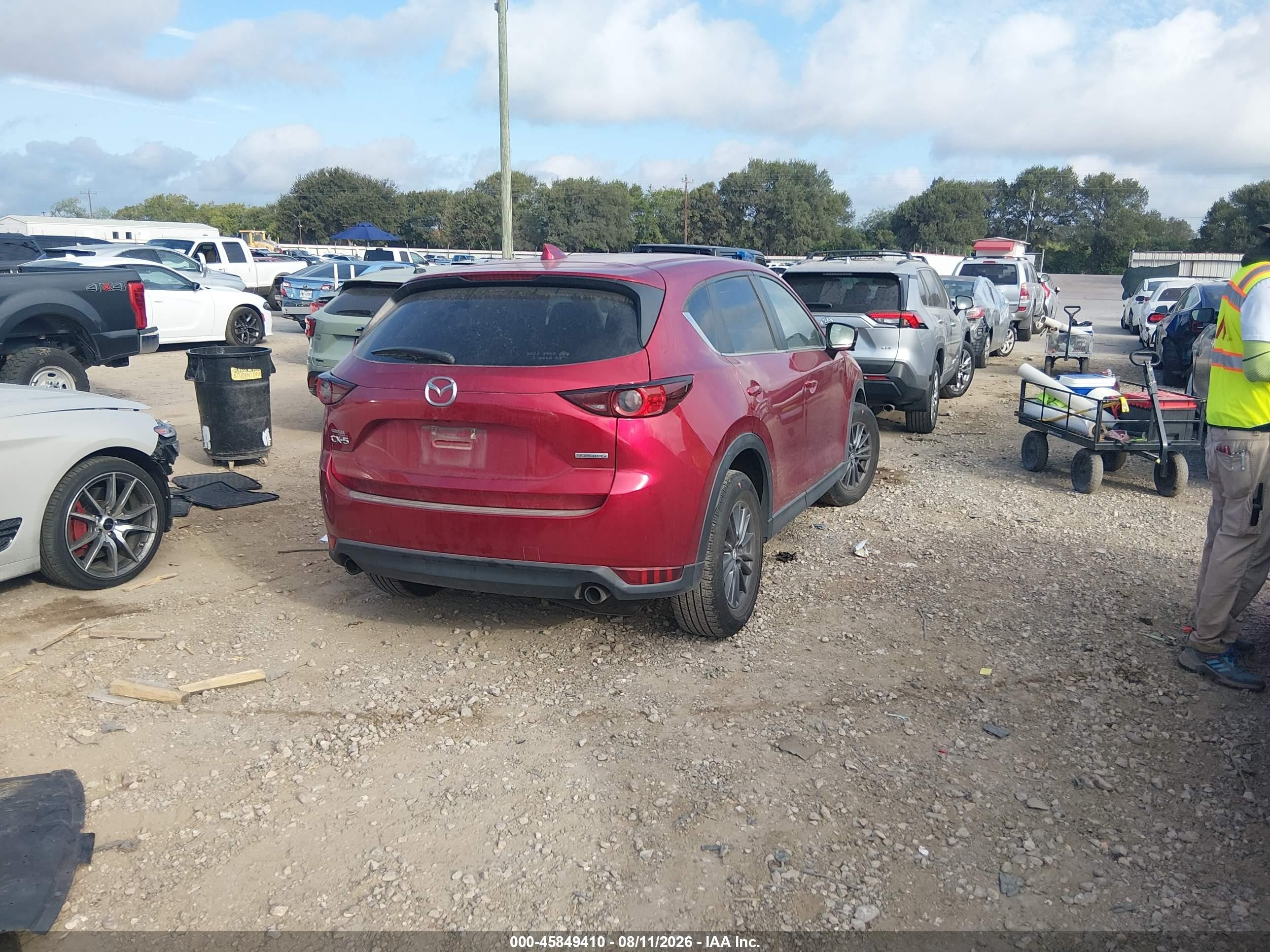2021 Mazda Cx-5 VIN JM3KFACM1M0462401 IAAI salvage auction — Front End, Salvage (Texas), sold $3,100 on 2026-10-02 (photo 4)