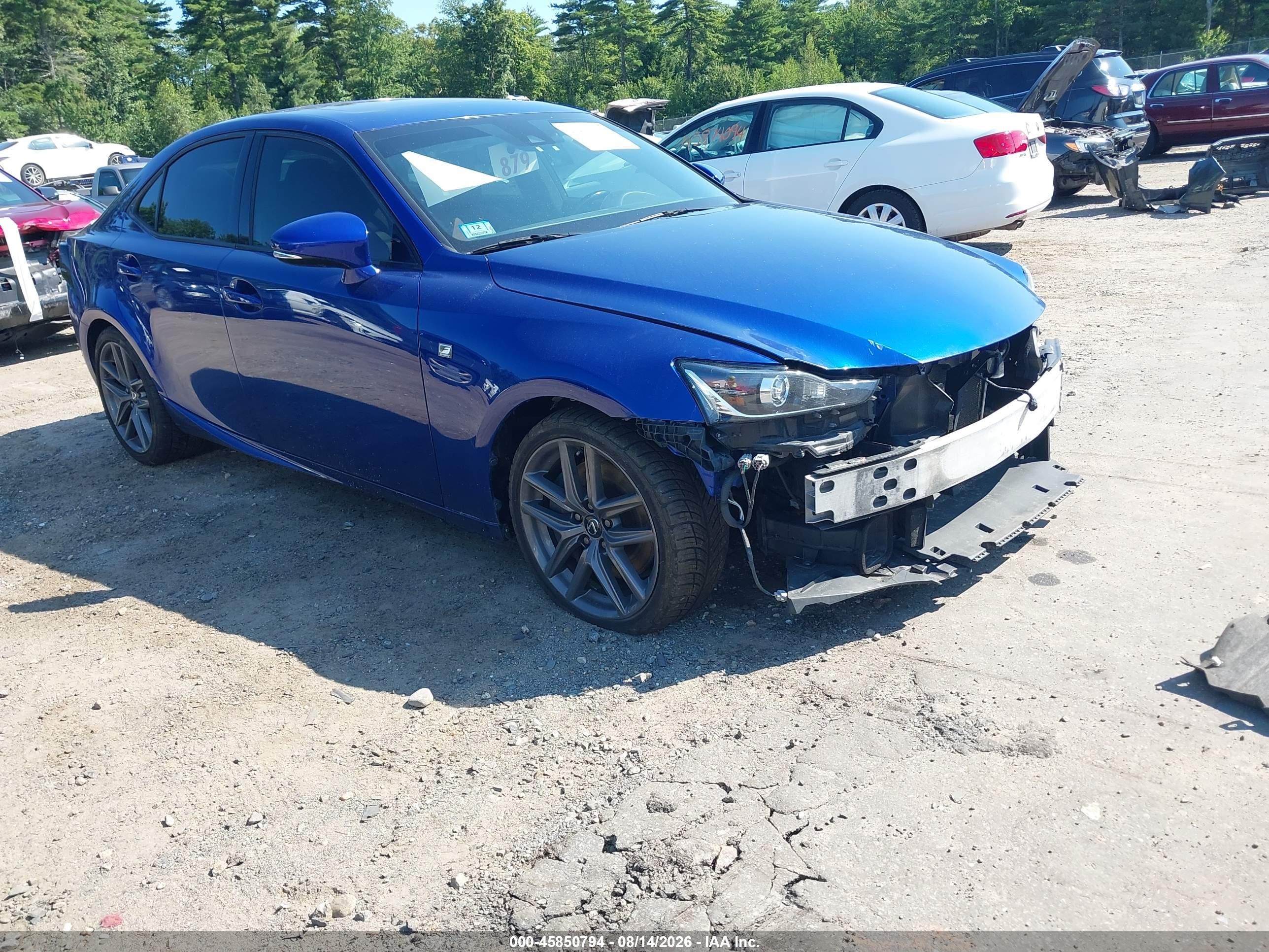 2020 Lexus IS 300 VIN JTHG81F20L5041157 — IAAI salvage auction photo