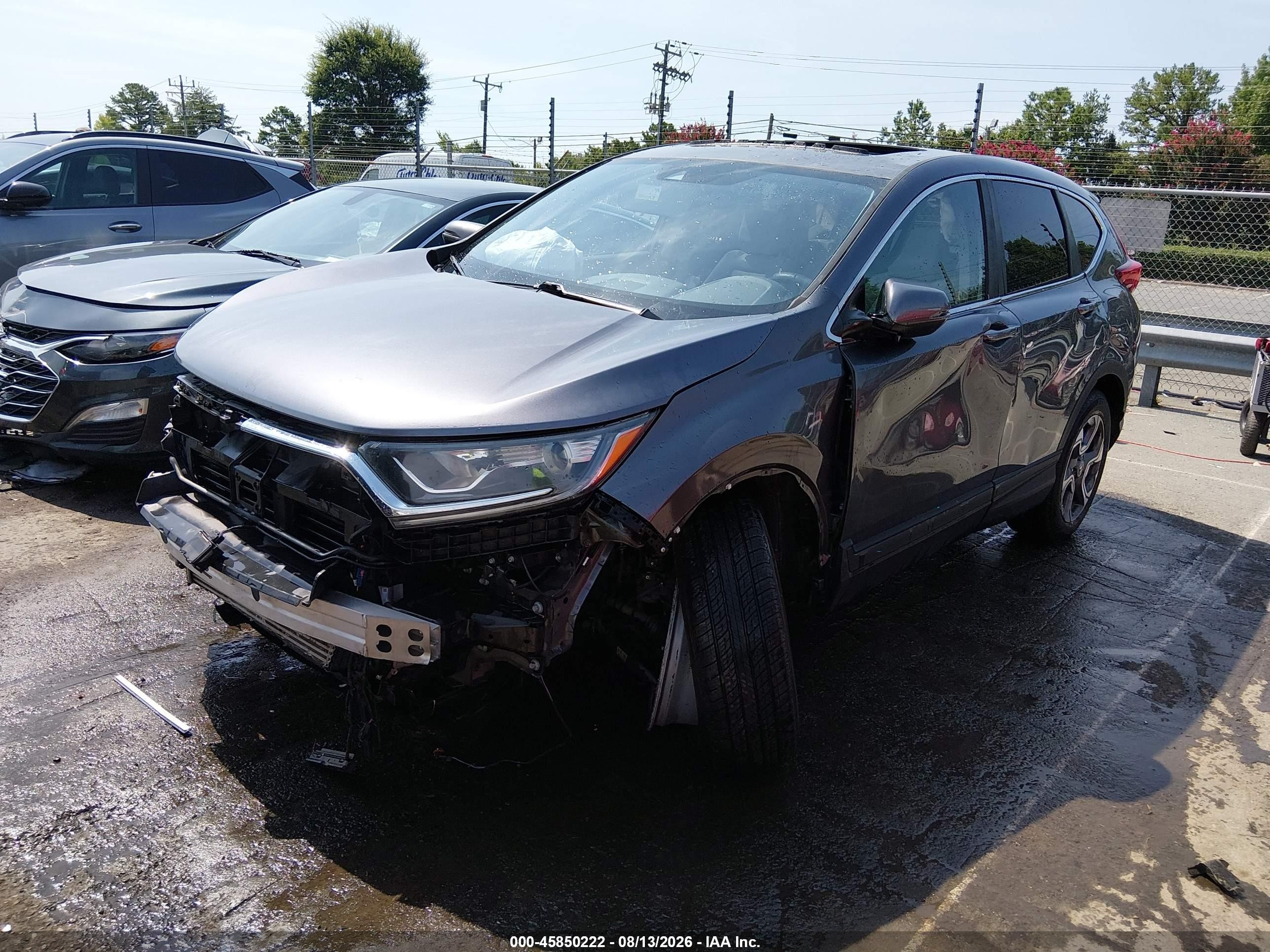 2017 Honda Cr-v VIN 7FARW1H56HE029371 IAAI salvage auction — Rollover, Salvage (North Carolina), sold $2,750 on 2026-09-05 (photo 2)
