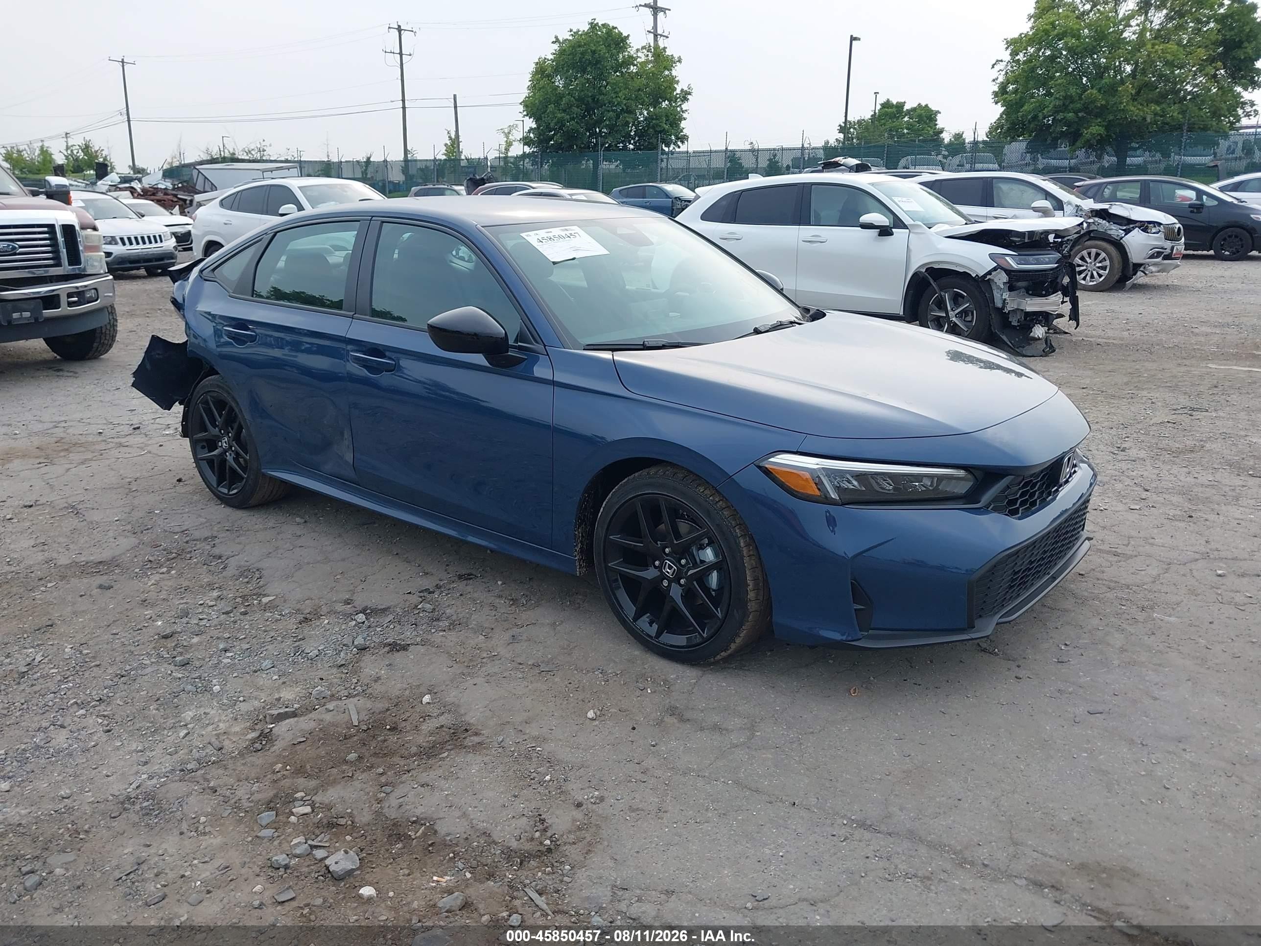 2026 Honda Civic VIN 2HGFE2F57TH612076 — IAAI salvage auction photo