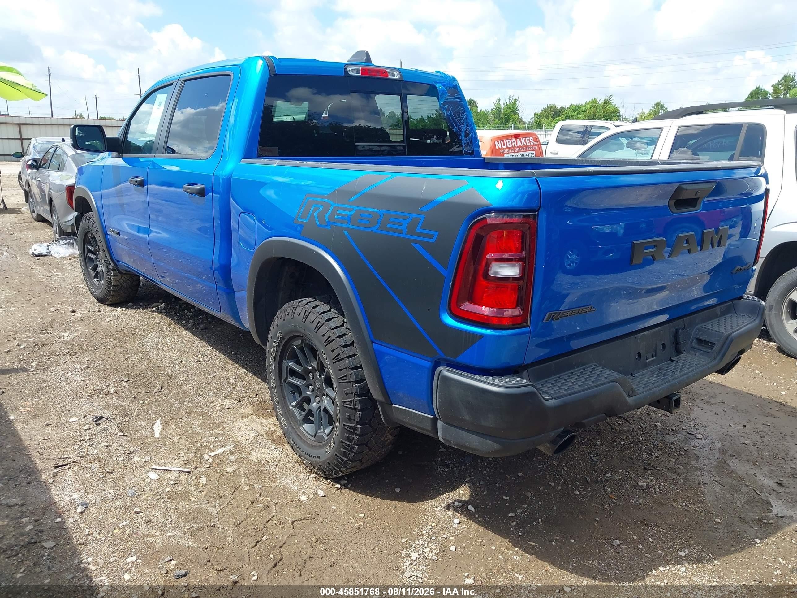 2026 Ram 1500 VIN 1C6SRFLP1TN264563 IAAI salvage auction — Water/Flood, Enterprise Vehicles Salvage Only (Florida), sold $18,500 on 2026-08-20 (photo 3)