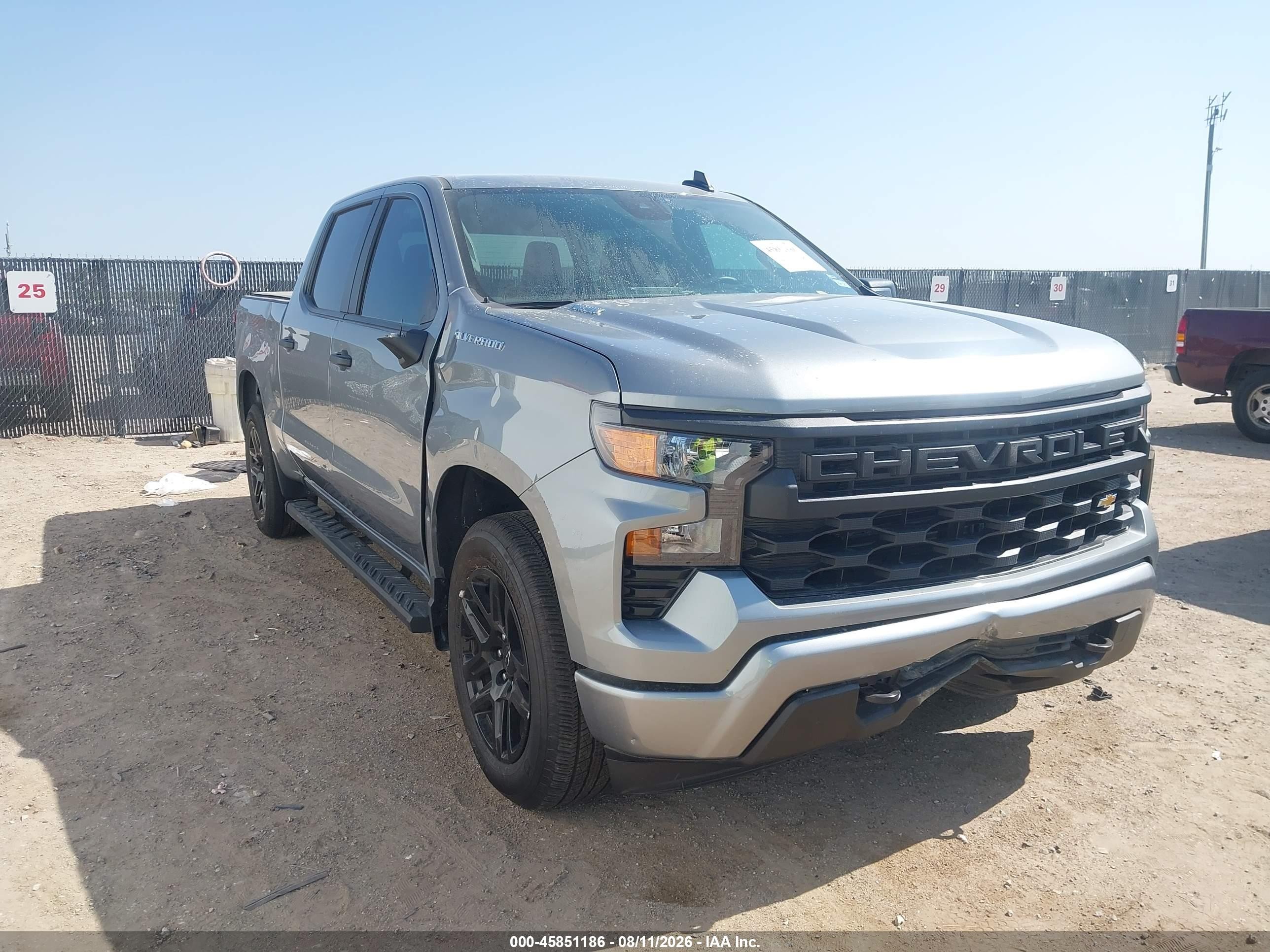 2025 Chevrolet Silverado 1500 VIN 1GCPABEK1SZ298638 — IAAI salvage auction photo
