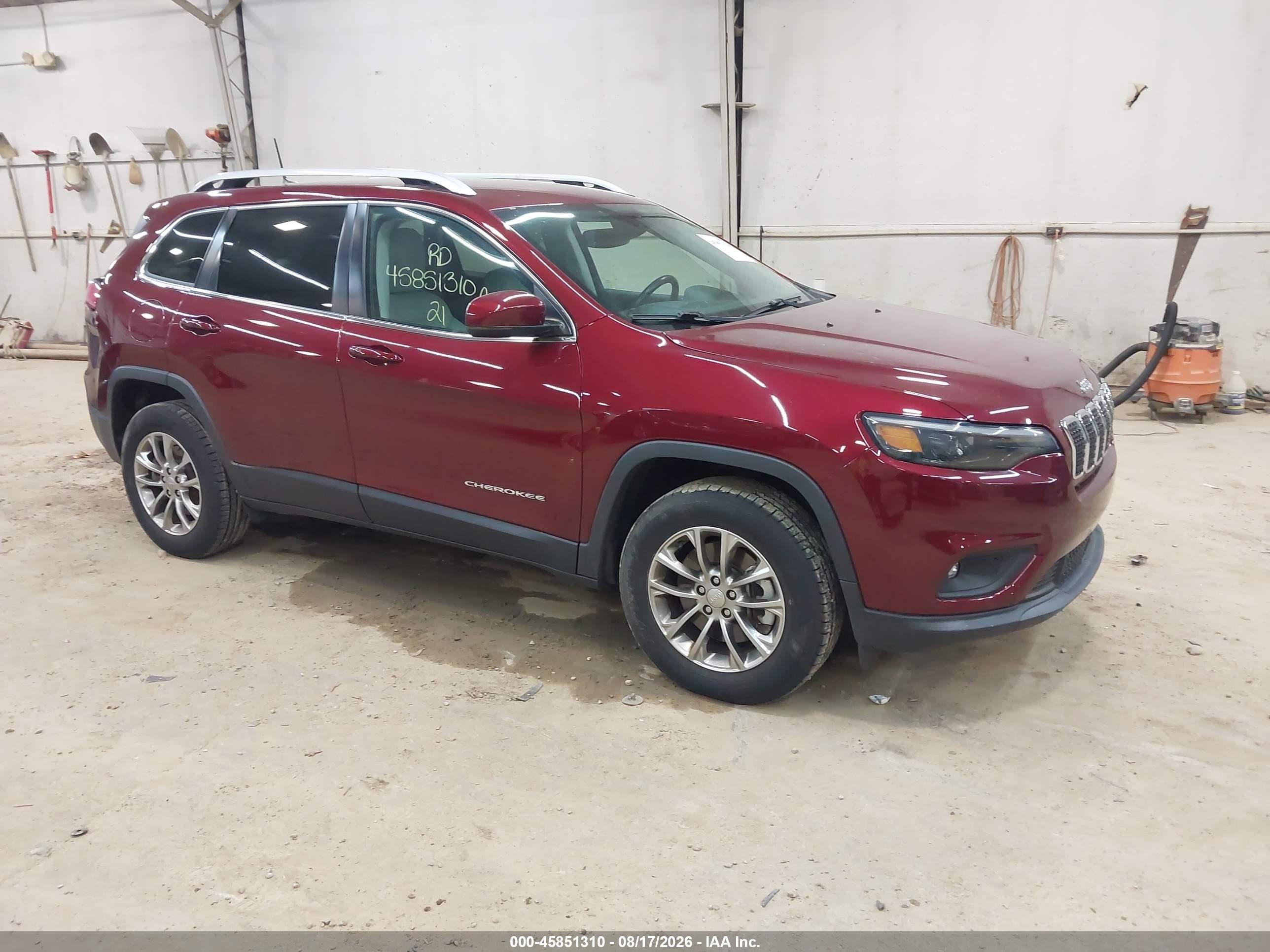 2021 Jeep Cherokee VIN 1C4PJMMX6MD194476 — IAAI salvage auction photo