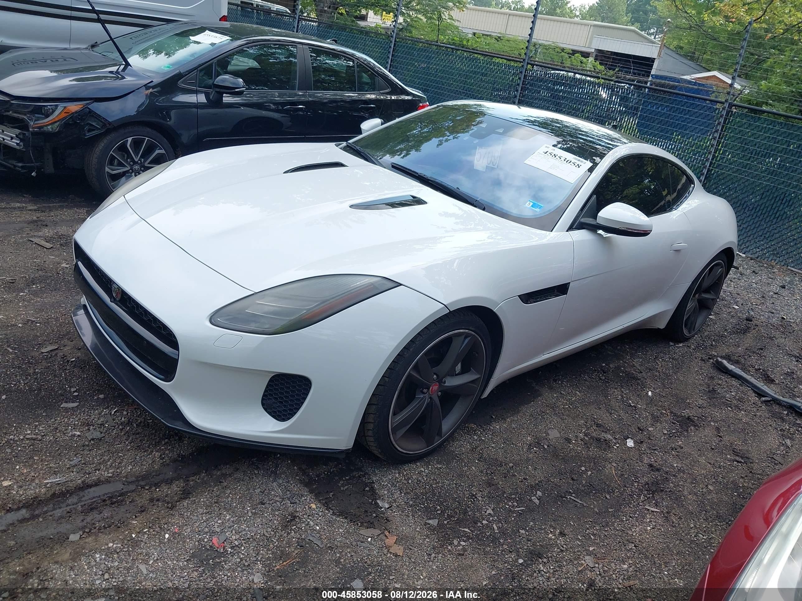 2018 Jaguar F-Type VIN SAJDD1GX9JCK52037 IAAI salvage auction — Water/Flood, Salvage (Virginia), sold $8,500 on 2026-09-16 (photo 2)