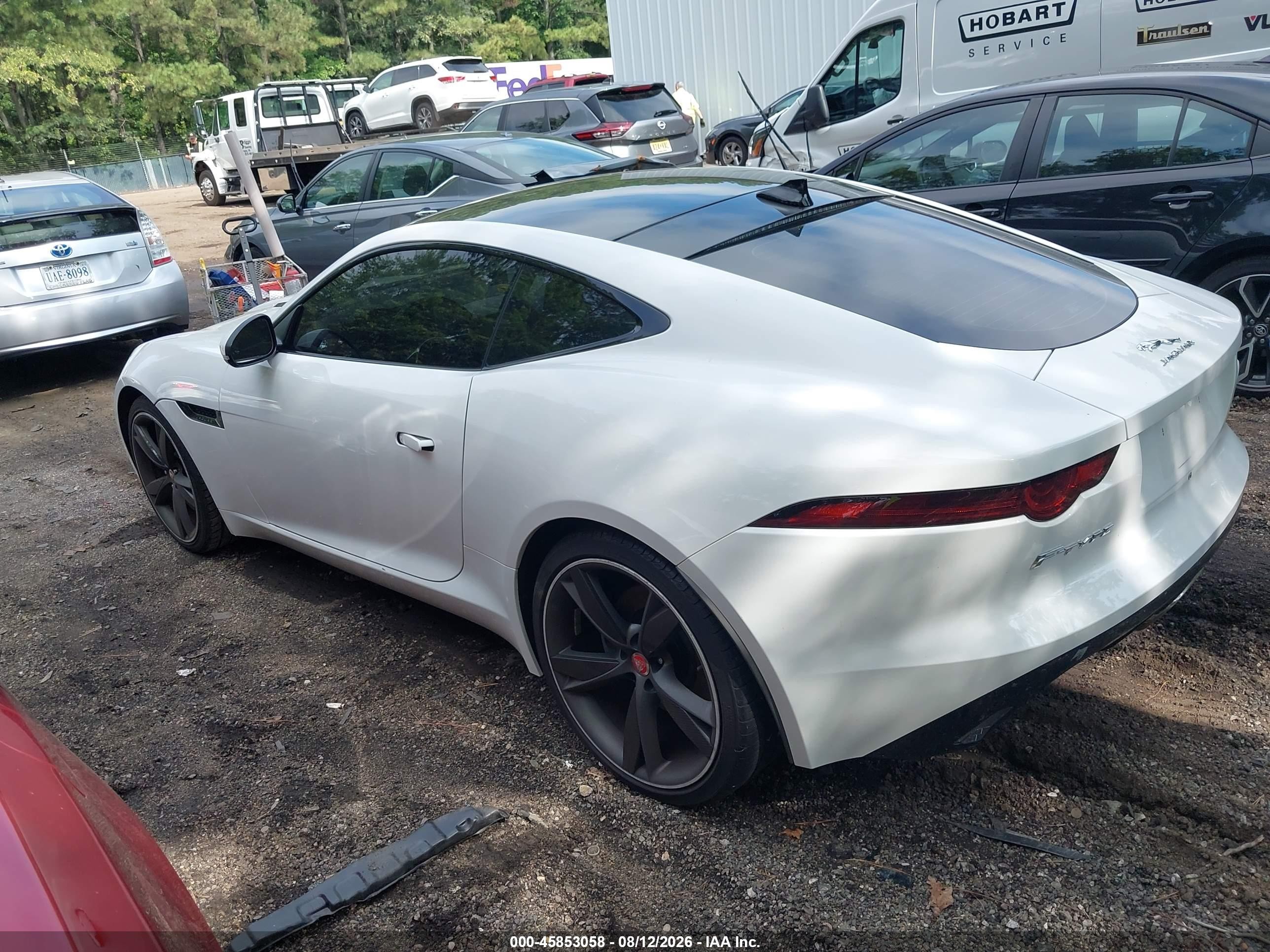 2018 Jaguar F-Type VIN SAJDD1GX9JCK52037 IAAI salvage auction — Water/Flood, Salvage (Virginia), sold $8,500 on 2026-09-16 (photo 3)
