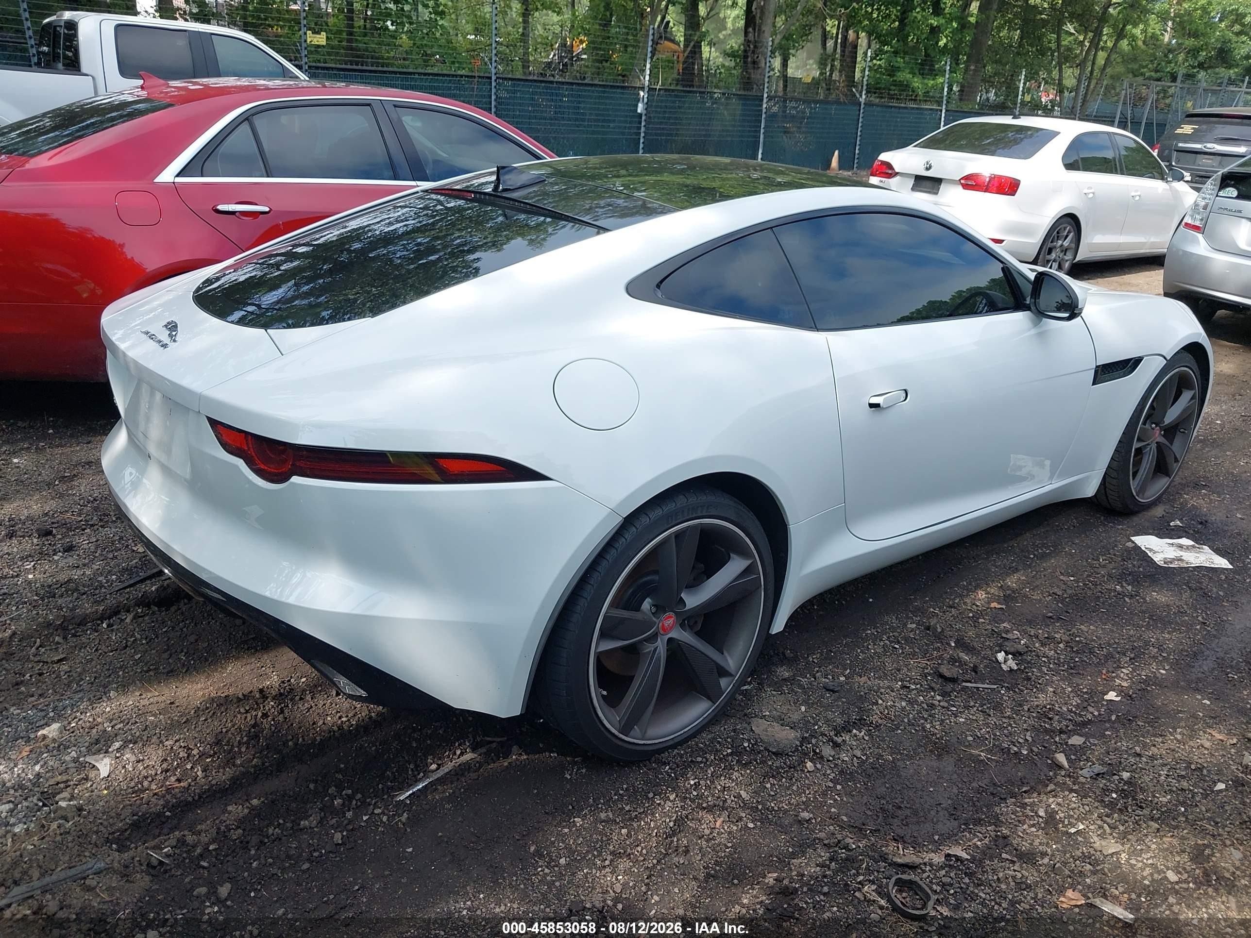 2018 Jaguar F-Type VIN SAJDD1GX9JCK52037 IAAI salvage auction — Water/Flood, Salvage (Virginia), sold $8,500 on 2026-09-16 (photo 4)