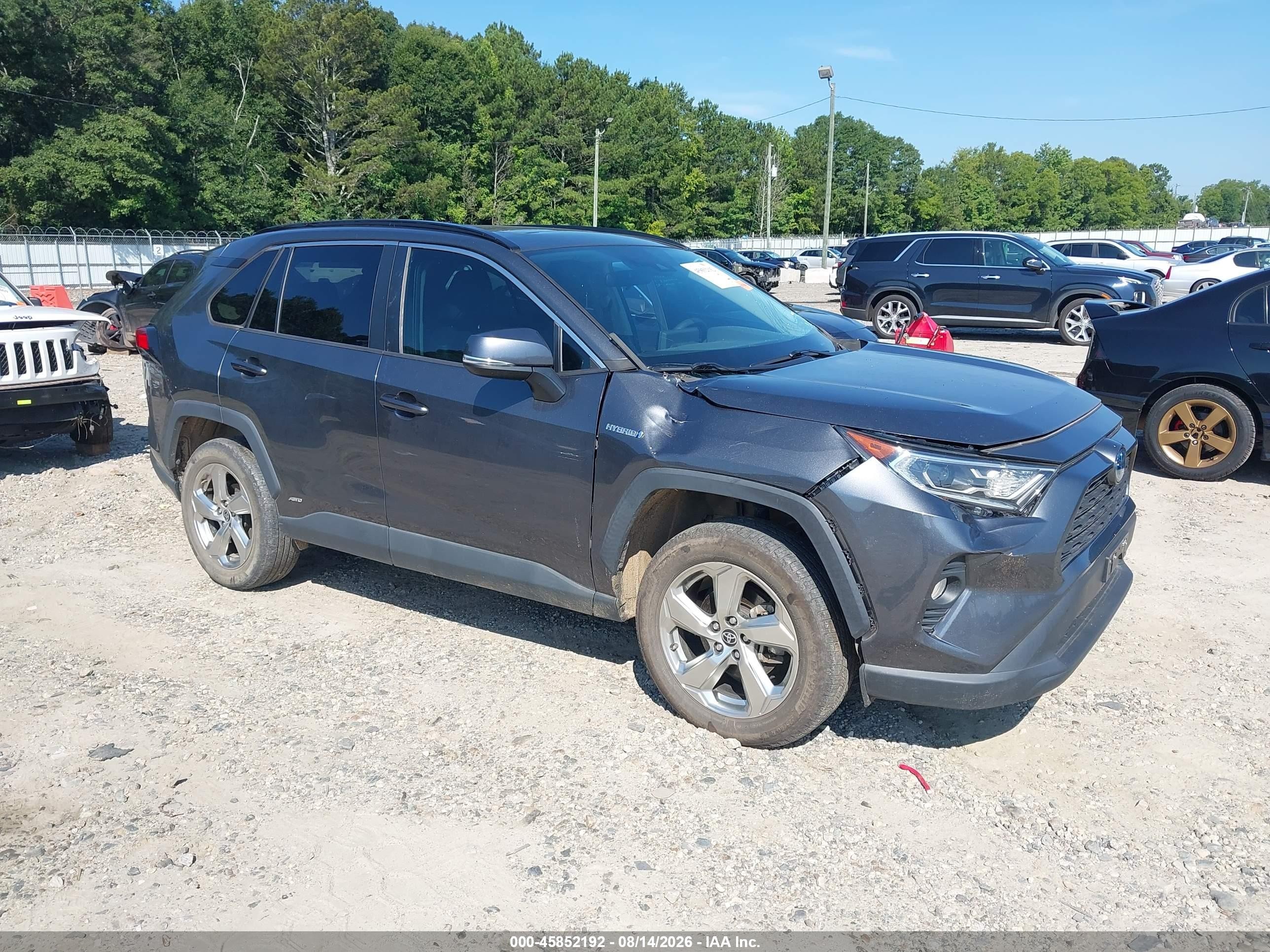 2021 Toyota Rav 4 VIN 4T3B6RFV2MU034506 IAAI salvage auction — Side, Salvage (North Carolina), sold $14,825 on 2026-09-21 (photo 1)