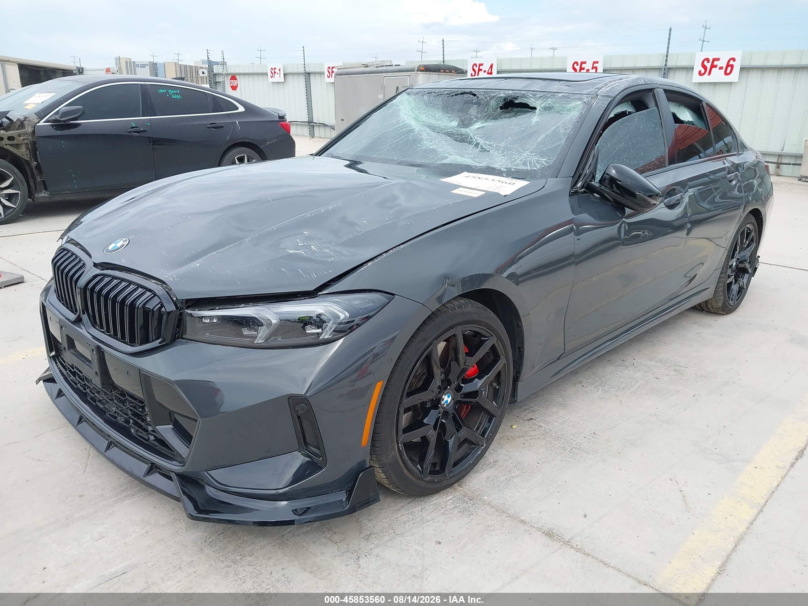 2026 BMW 3 Series VIN WBA13LA07TFW72325 IAAI salvage auction — Rollover, Original (Texas), sold $14,750 on 2026-10-20 (photo 2)