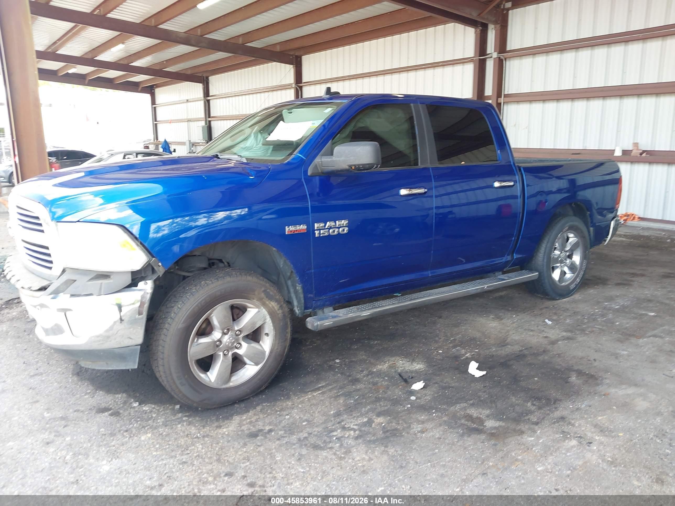 2016 Ram 1500 VIN 3C6RR7LT7GG270836 IAAI salvage auction — Front End, Rebuildable (Florida), sold $2,950 on 2026-10-04 (photo 2)