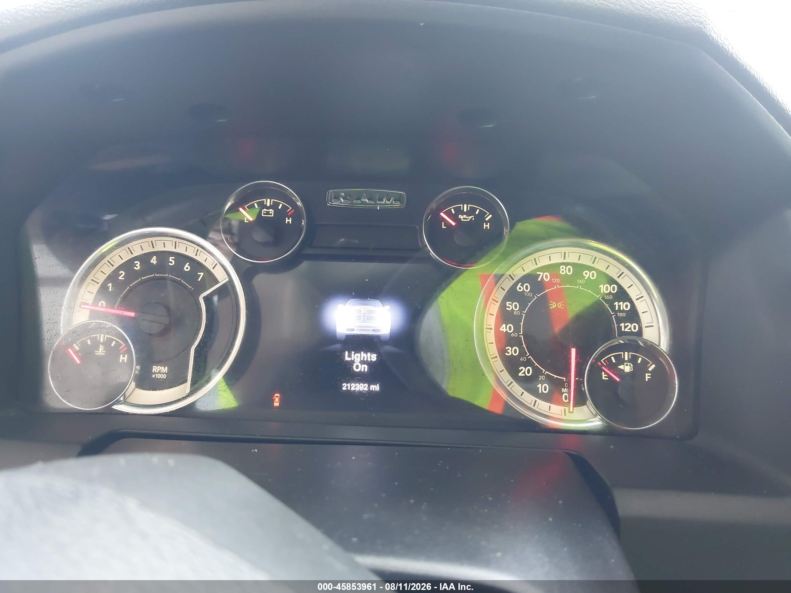 2016 Ram 1500 VIN 3C6RR7LT7GG270836 IAAI salvage auction — Front End, Rebuildable (Florida), sold $2,950 on 2026-10-04 (photo 7)