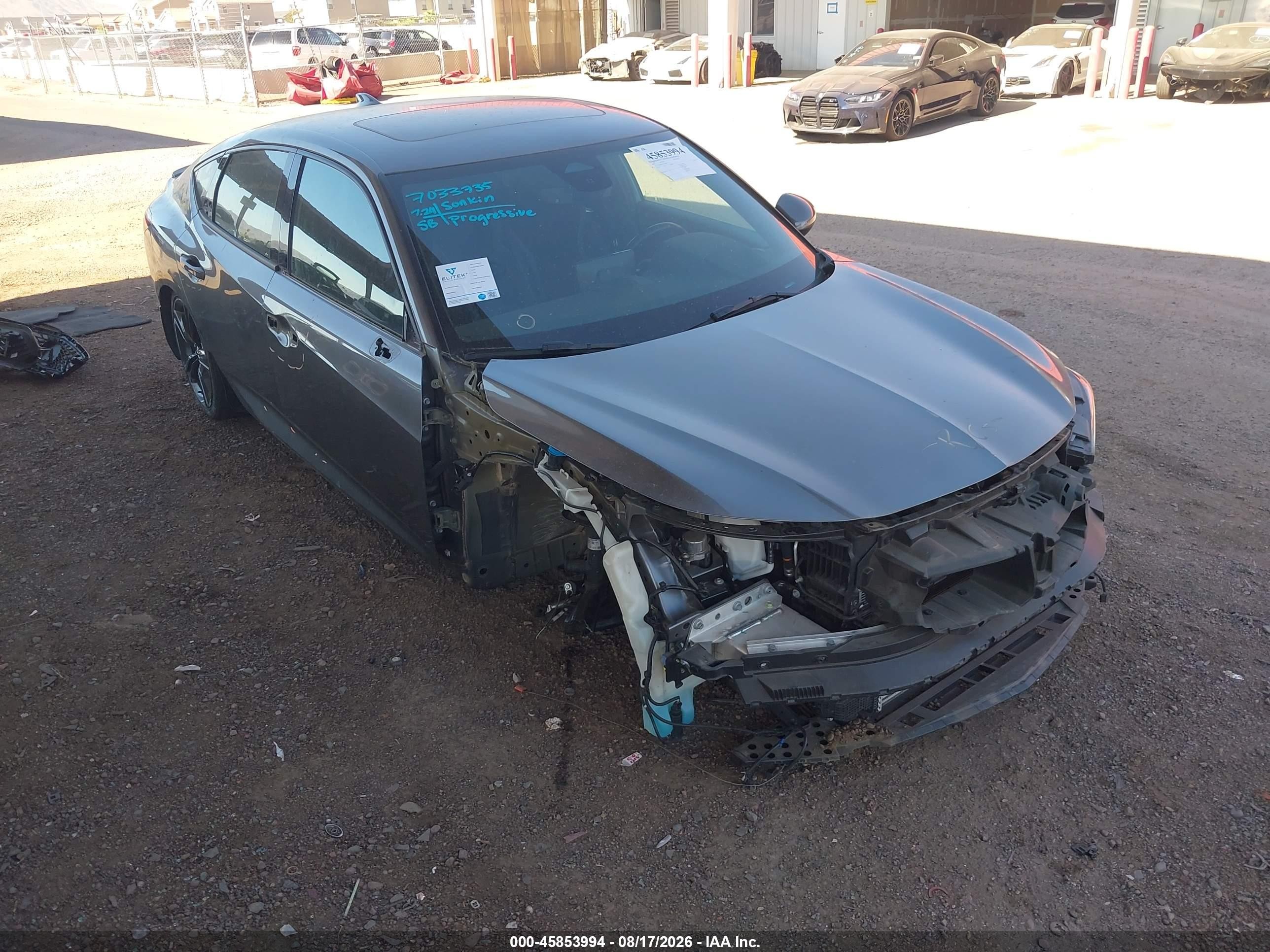 2023 Acura Integra VIN 19UDE4H65PA018907 — IAAI salvage auction photo