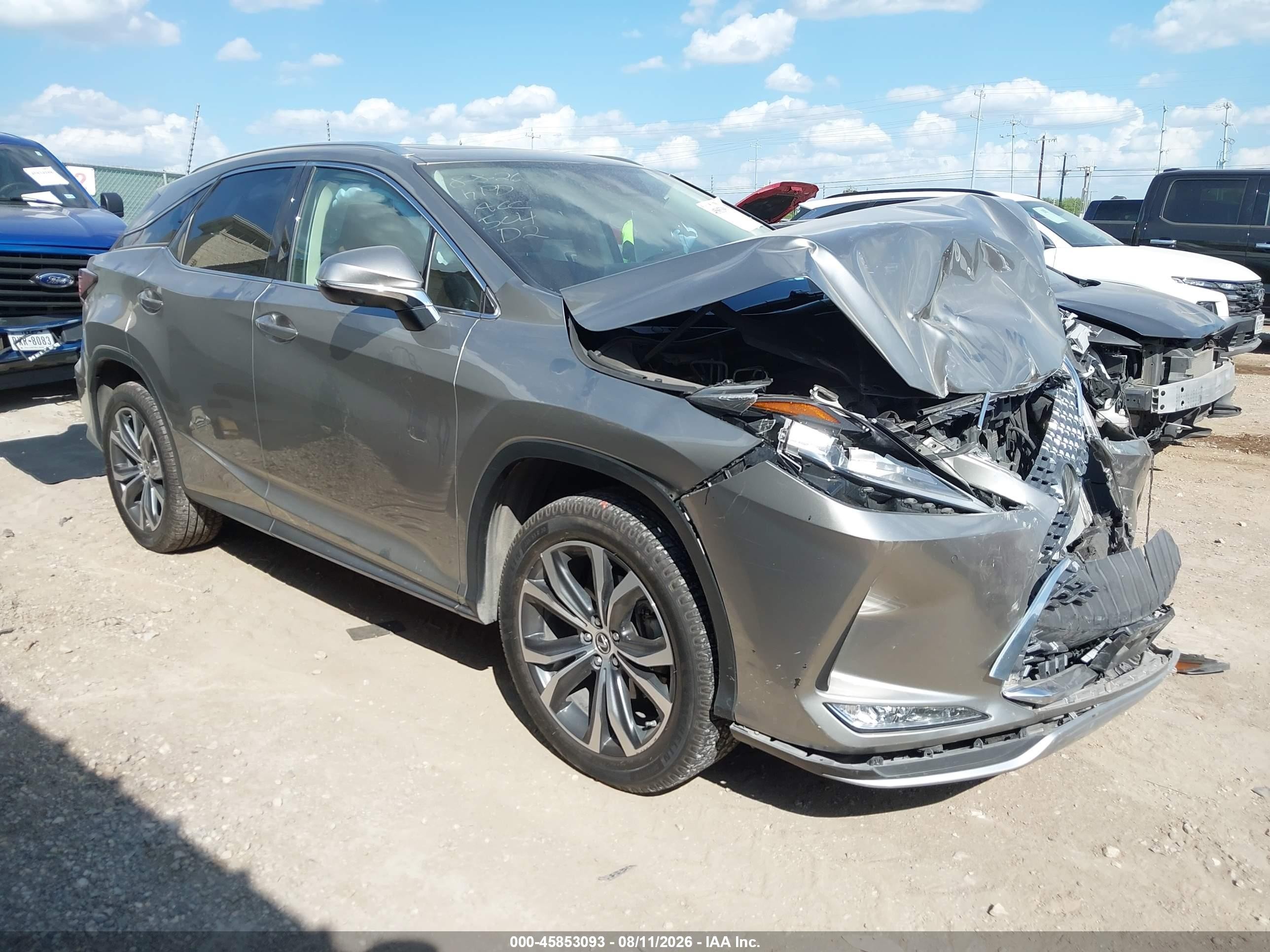 2022 Lexus RX 350 VIN 2T2HZMDA1NC320262 — IAAI salvage auction photo